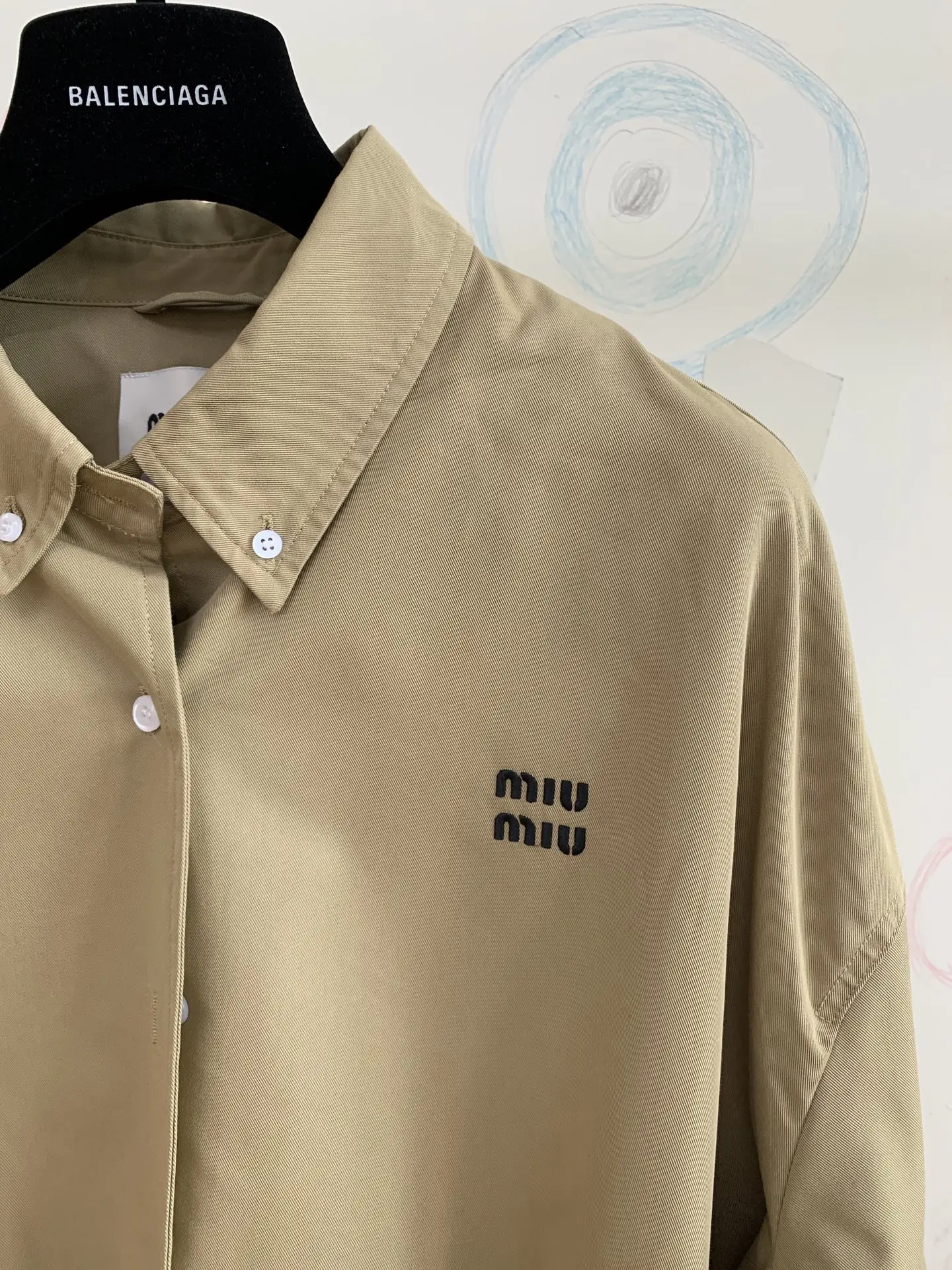 Embroidered Logo Blouson Jacket D35014751 — view 4