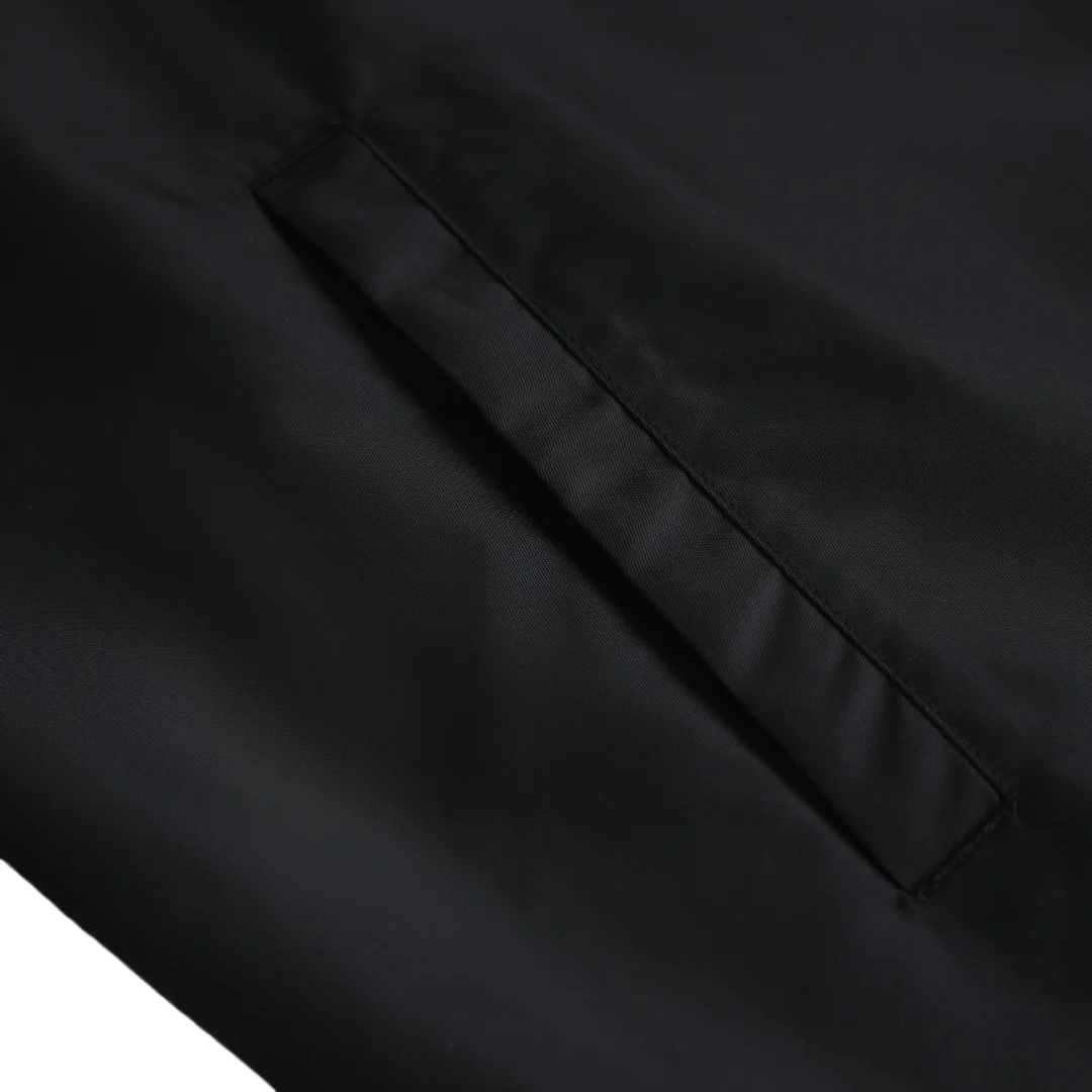 Re-Nylon Hooded Jacket with Enamel Triangle Logo D35013778 — view 8
