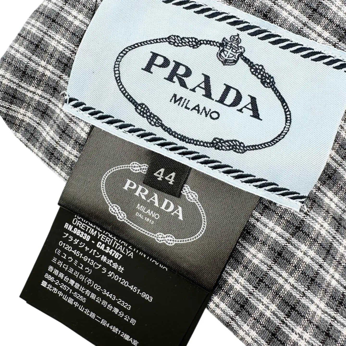 Reversible Plaid Poplin Blouson Jacket D35021236 — view 13