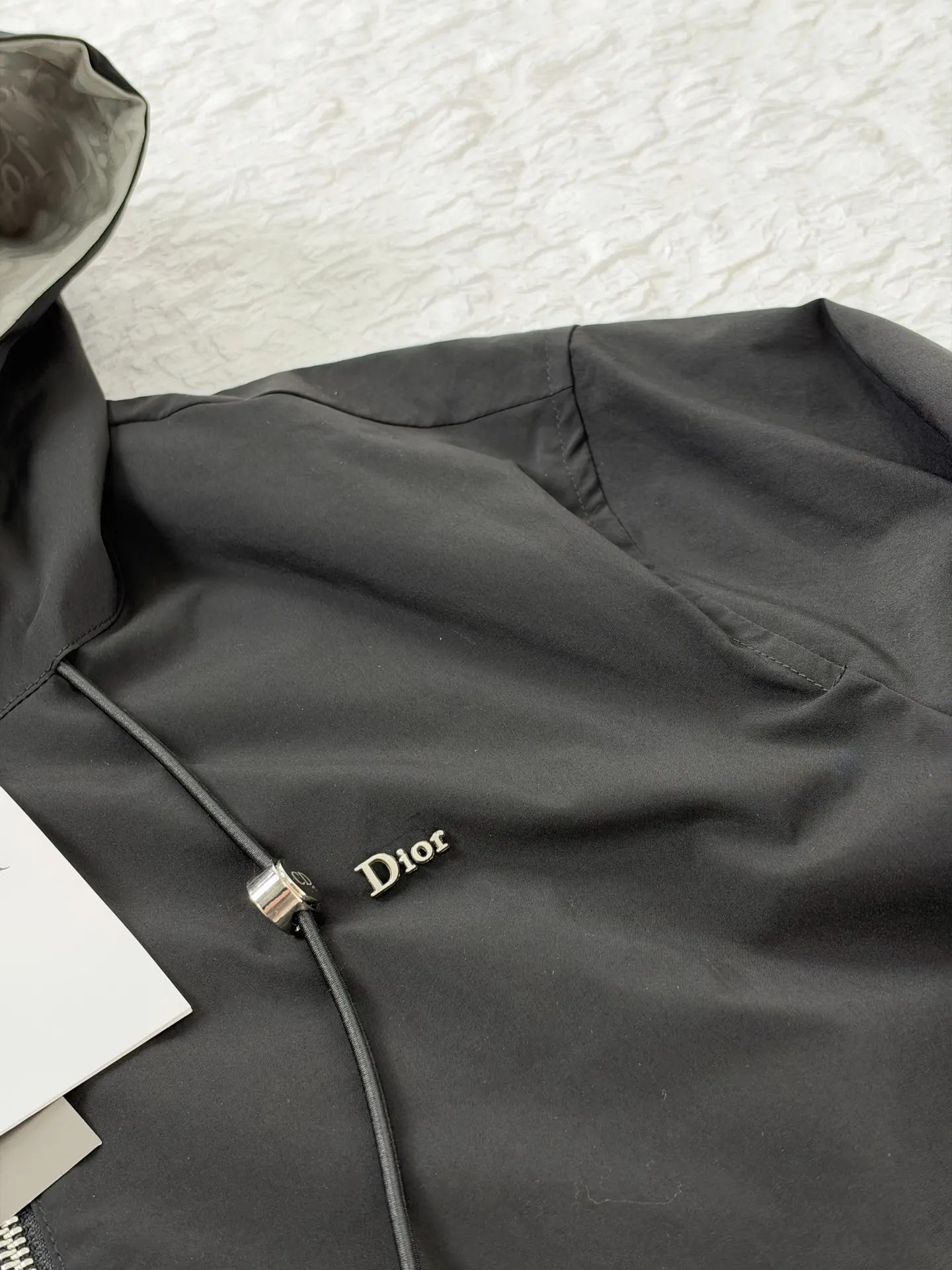 Oblique Jacquard Reversible Hooded Jacket D35519174 — view 9