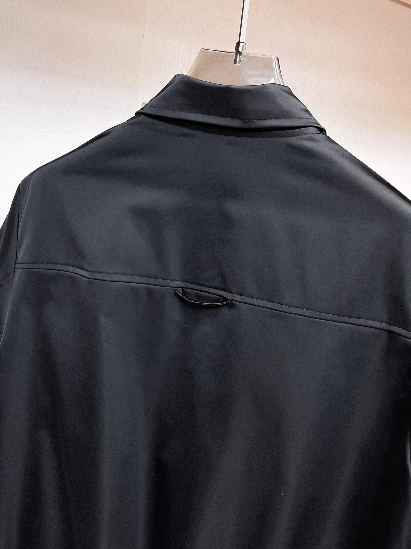 Logo-Appliquéd Re-Nylon Harrington Jacket D36014679 — view 13