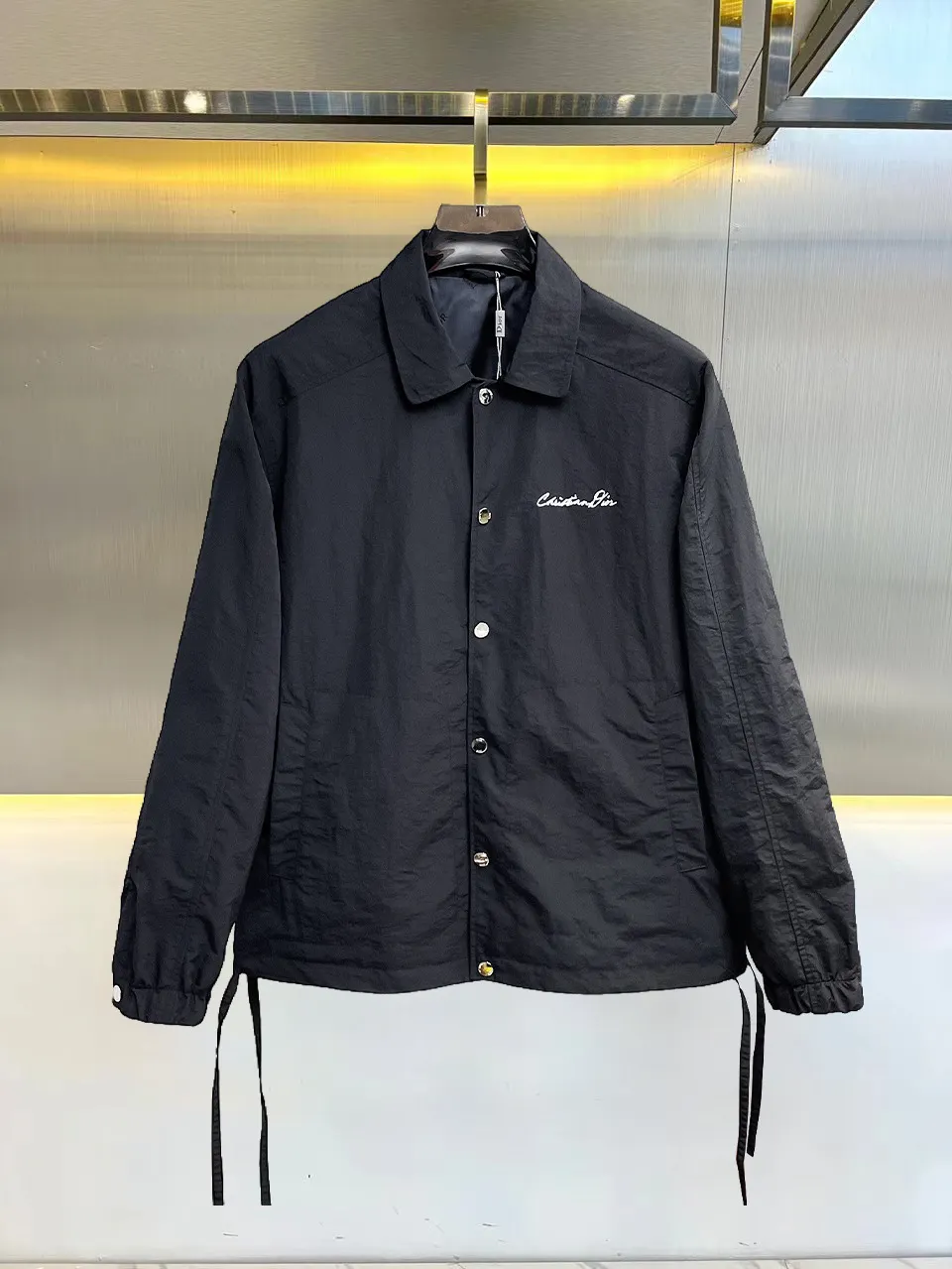 Logo-Embroidered Technical Coach Jacket D36014669