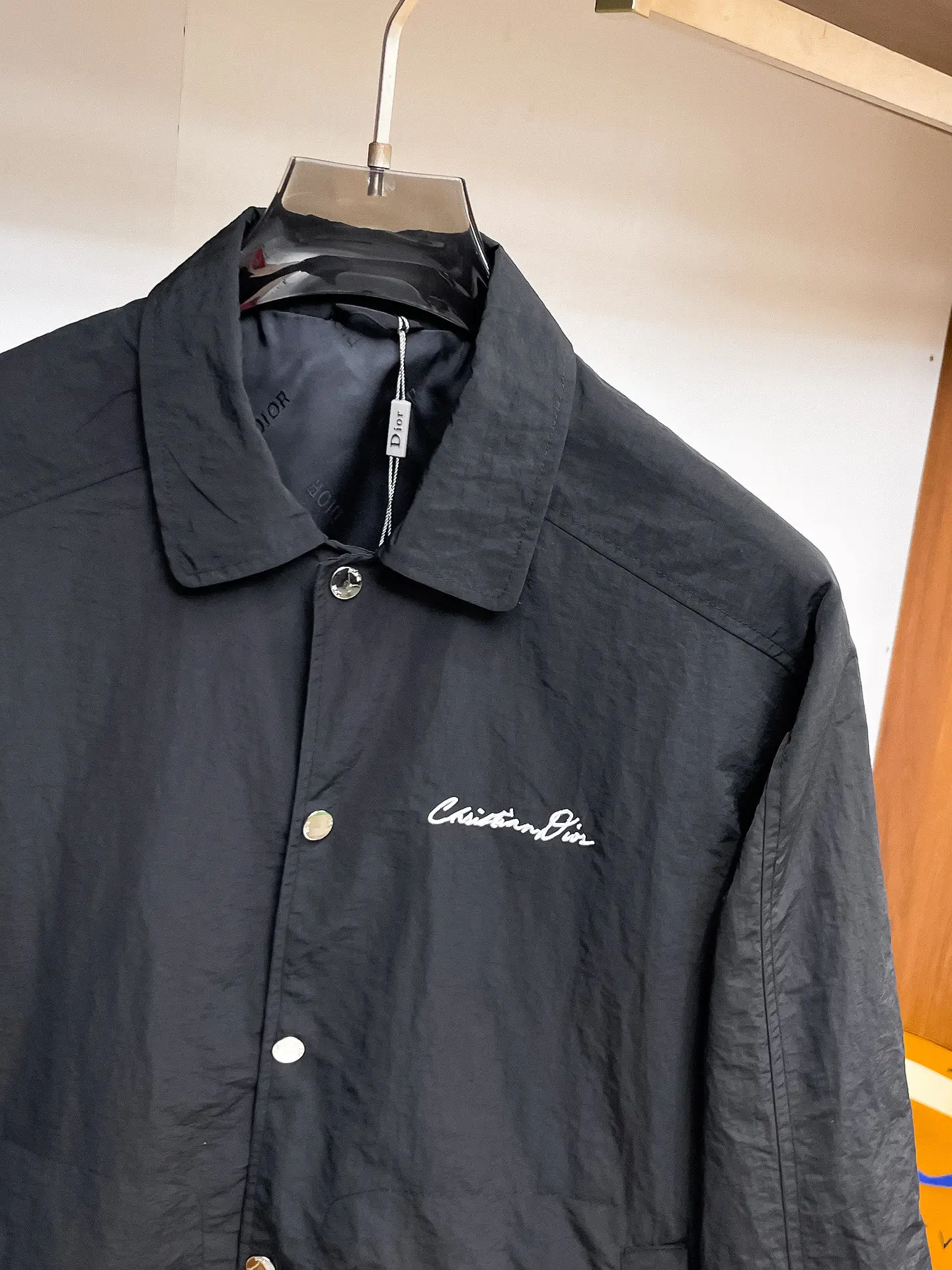 Logo-Embroidered Technical Coach Jacket D36014669 — view 3