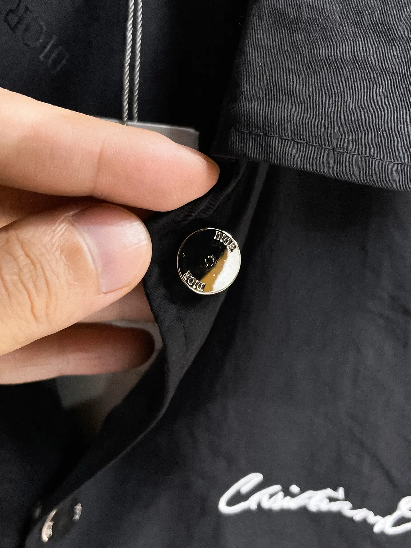 Logo-Embroidered Technical Coach Jacket D36014669 — view 5