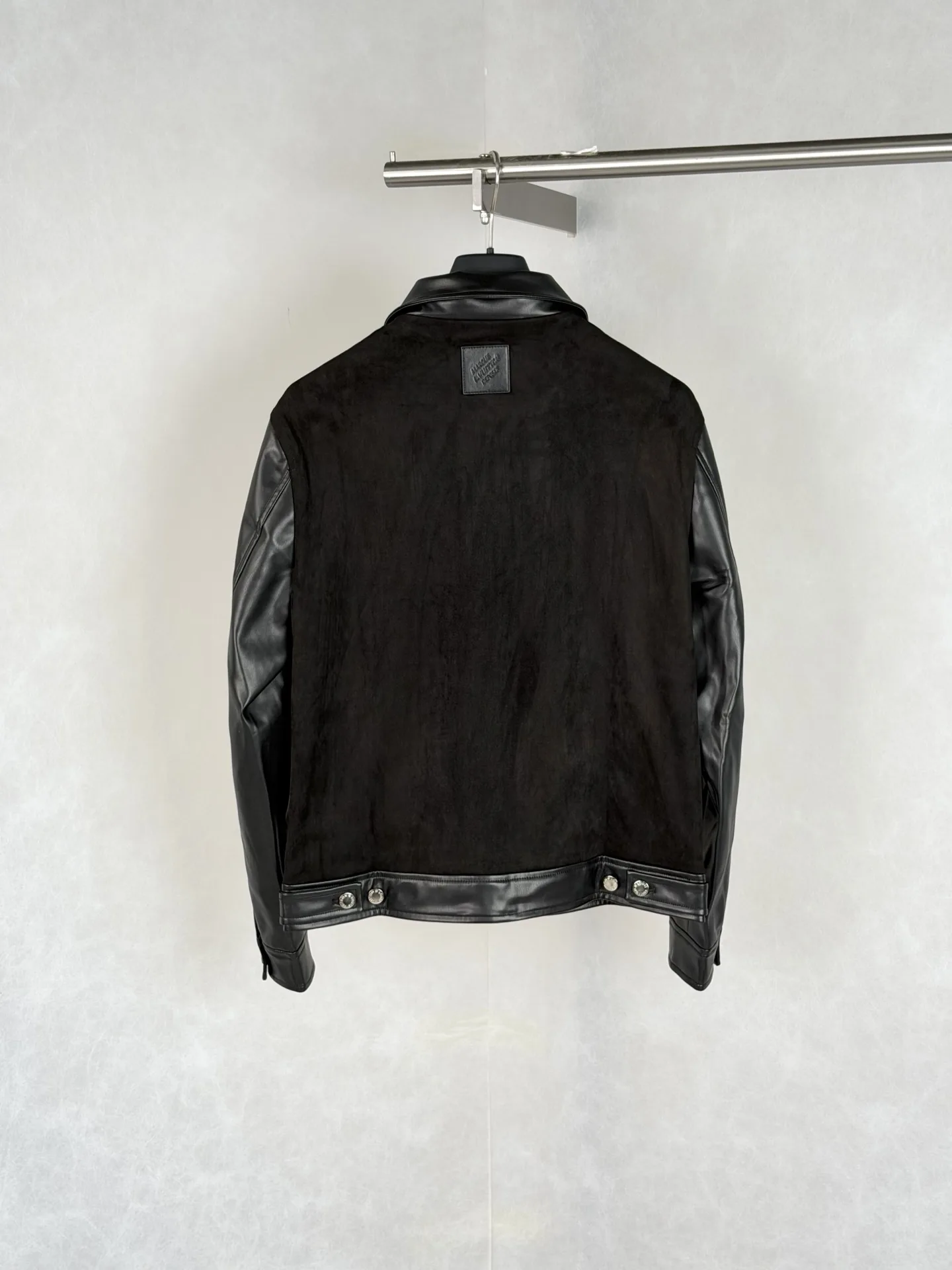 Monogram Suede and Leather Panel Jacket D36020671 — view 2