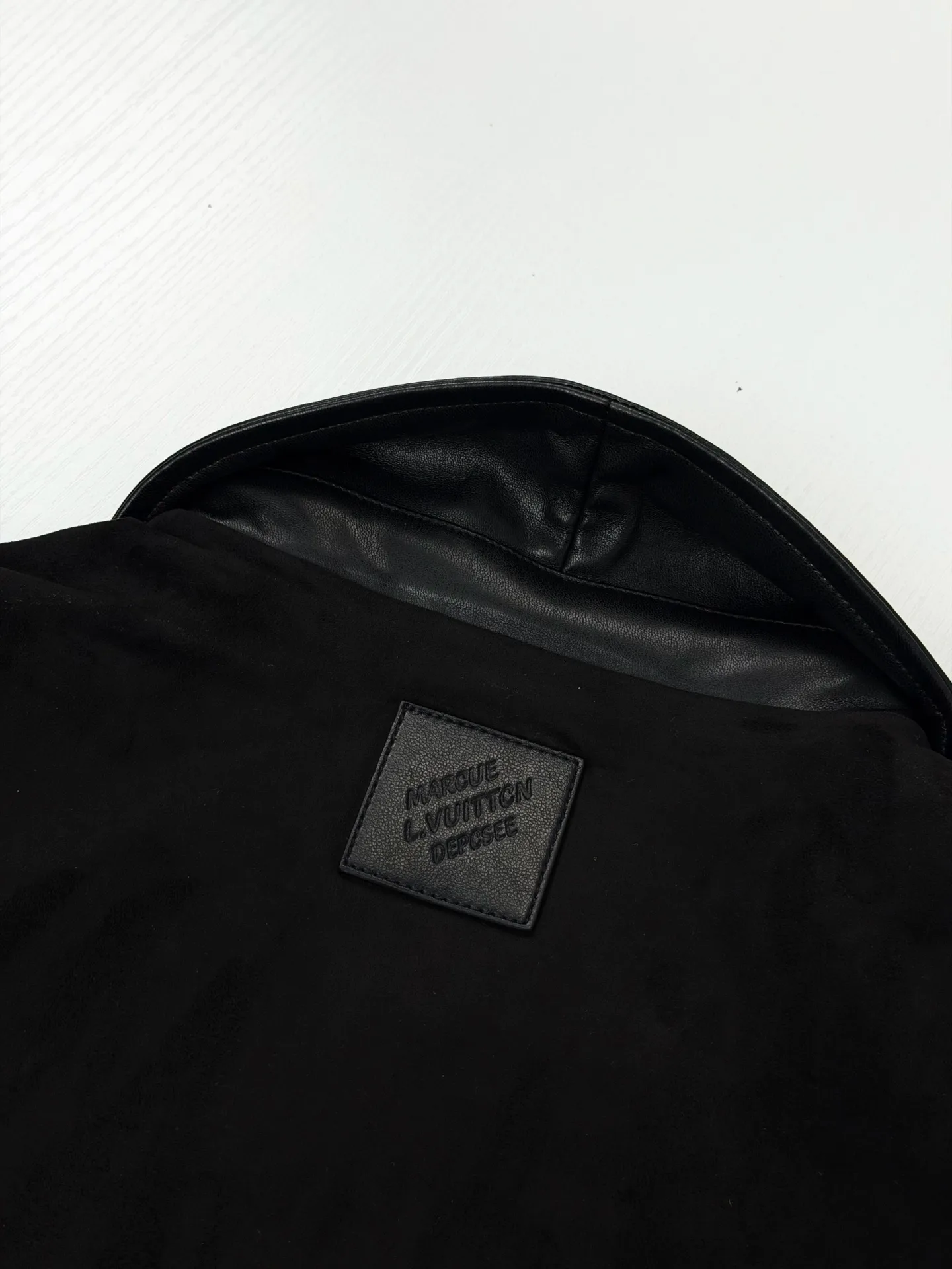 Monogram Suede and Leather Panel Jacket D36020671 — view 5