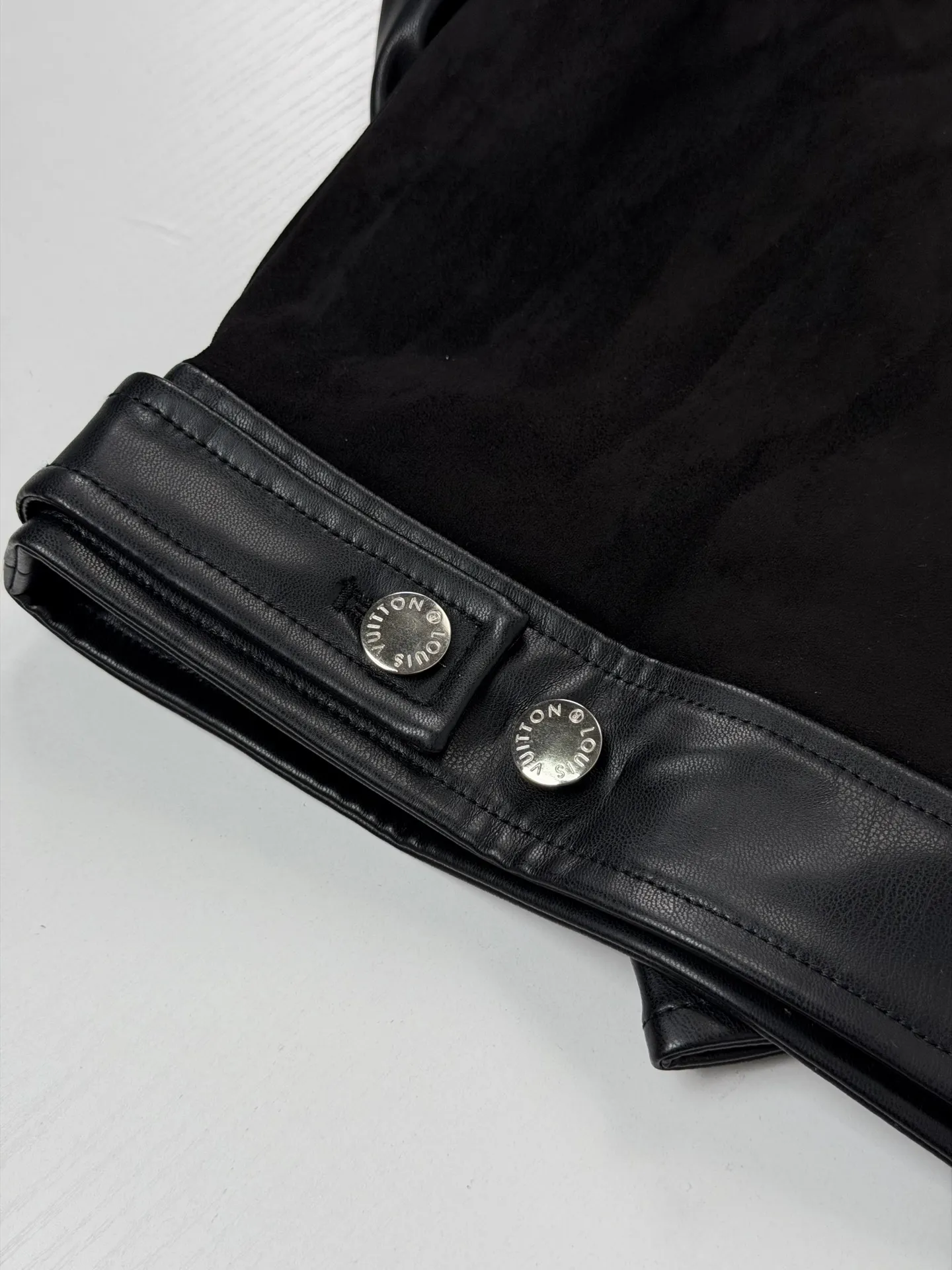 Monogram Suede and Leather Panel Jacket D36020671 — view 7
