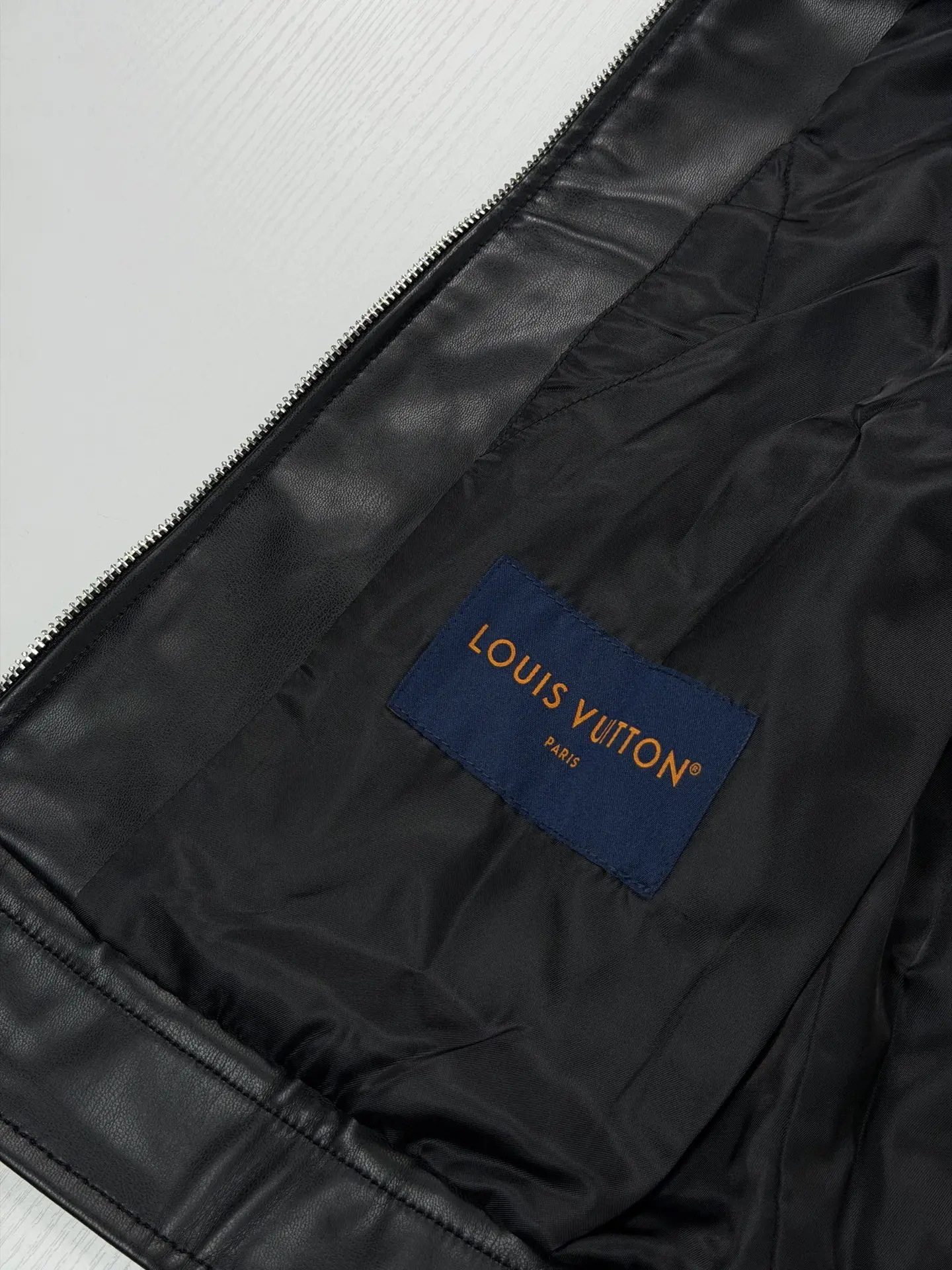 Monogram Suede and Leather Panel Jacket D36020671 — view 10