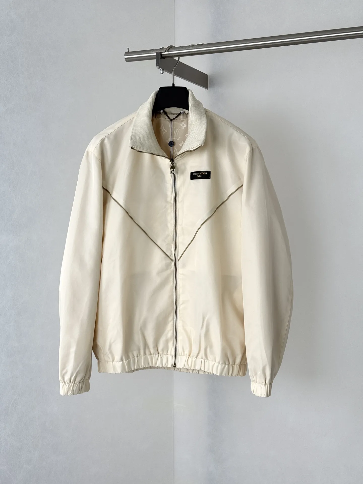 Monogram Lining Funnel-Neck Coach Jacket D36020678
