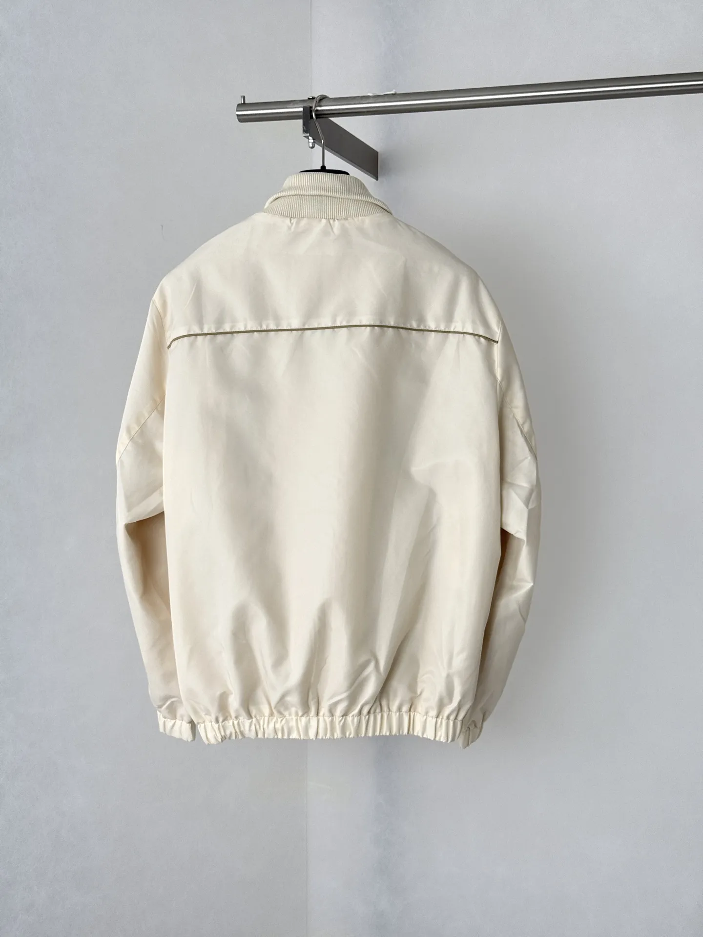 Monogram Lining Funnel-Neck Coach Jacket D36020678 — view 2