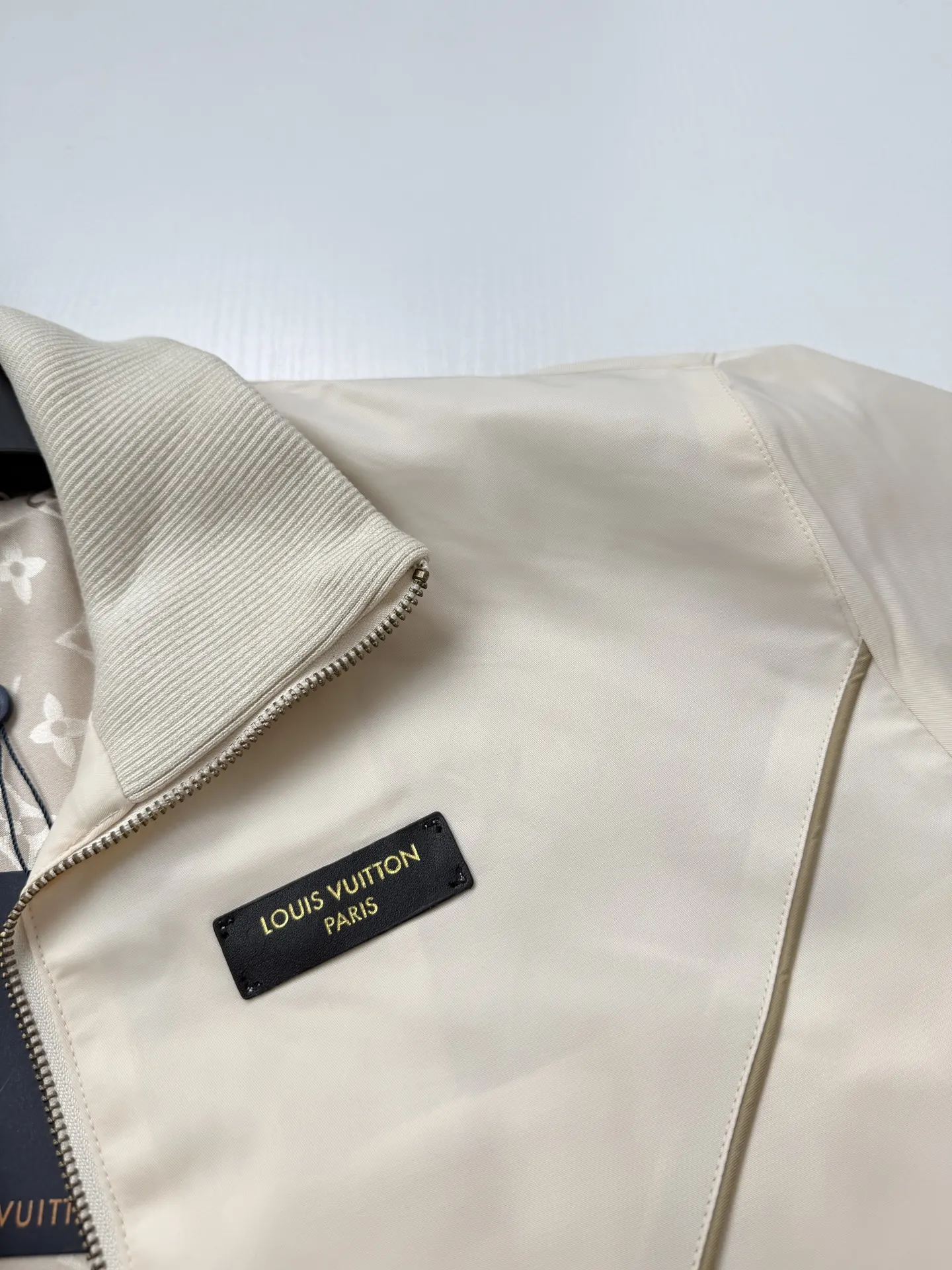 Monogram Lining Funnel-Neck Coach Jacket D36020678 — view 9