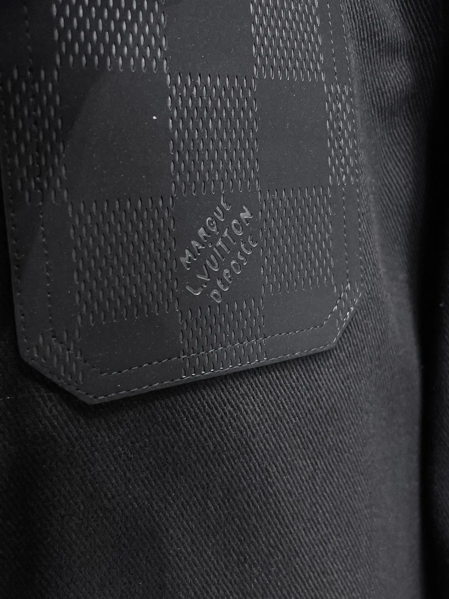Zip-Up Harrington Jacket with Embossed Pocket D36014671 — view 5