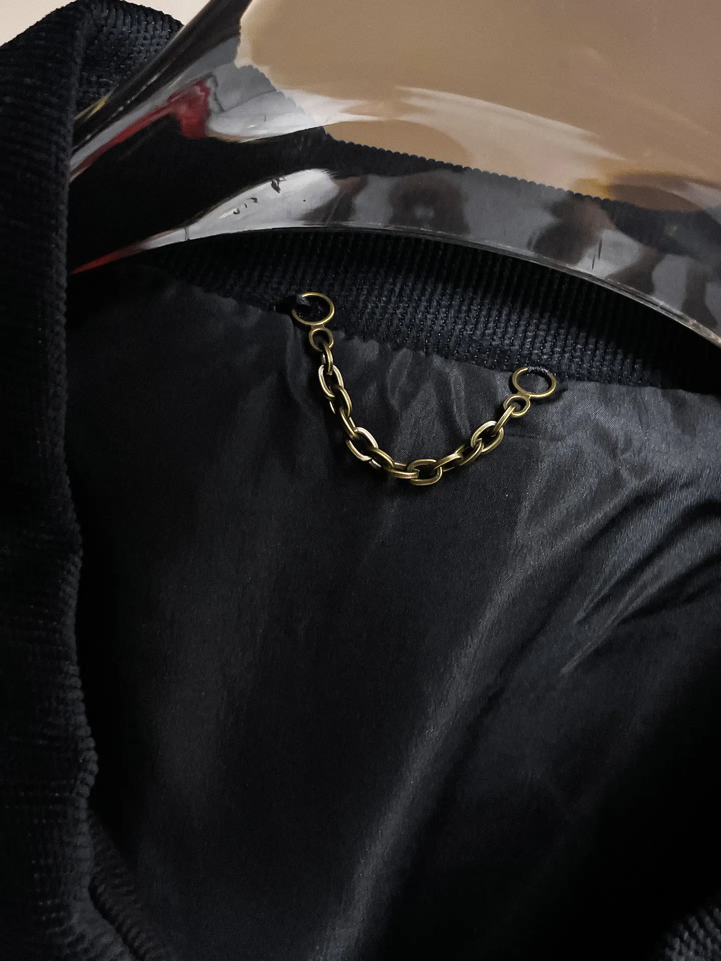 Zip-Up Harrington Jacket with Embossed Pocket D36014671 — view 7