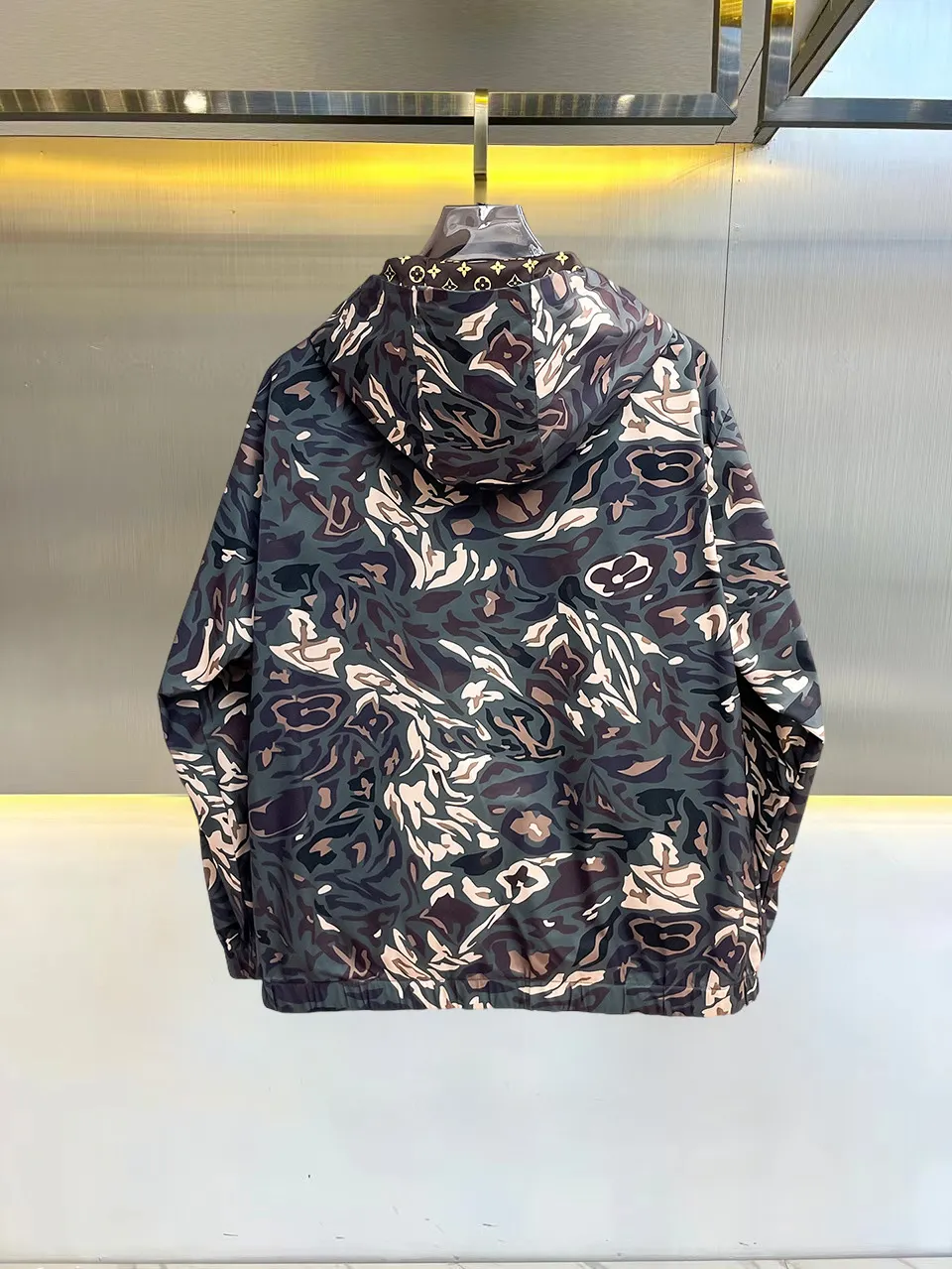 Monogram Camouflage Hooded Windbreaker Jacket D36014676 — view 3