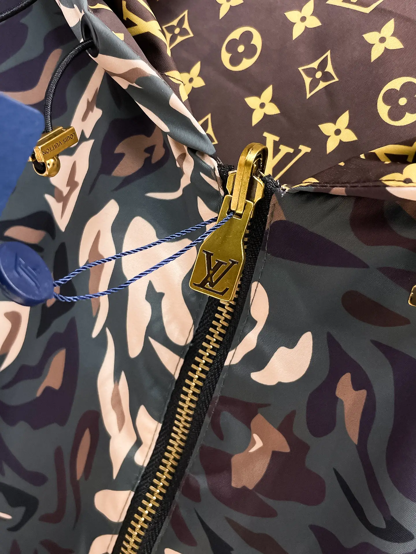 Monogram Camouflage Hooded Windbreaker Jacket D36014676 — view 6