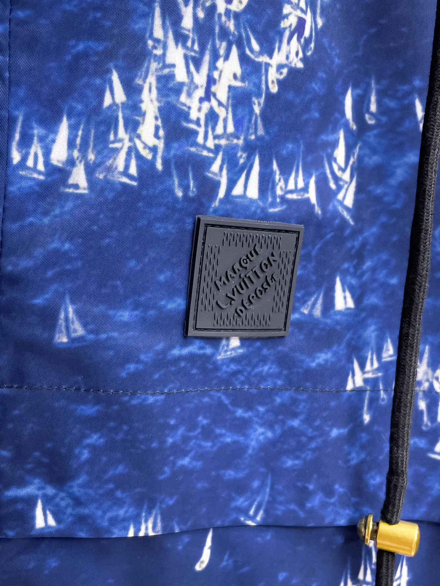 Monogram Printed Hooded Windbreaker Jacket D36014678 — view 5
