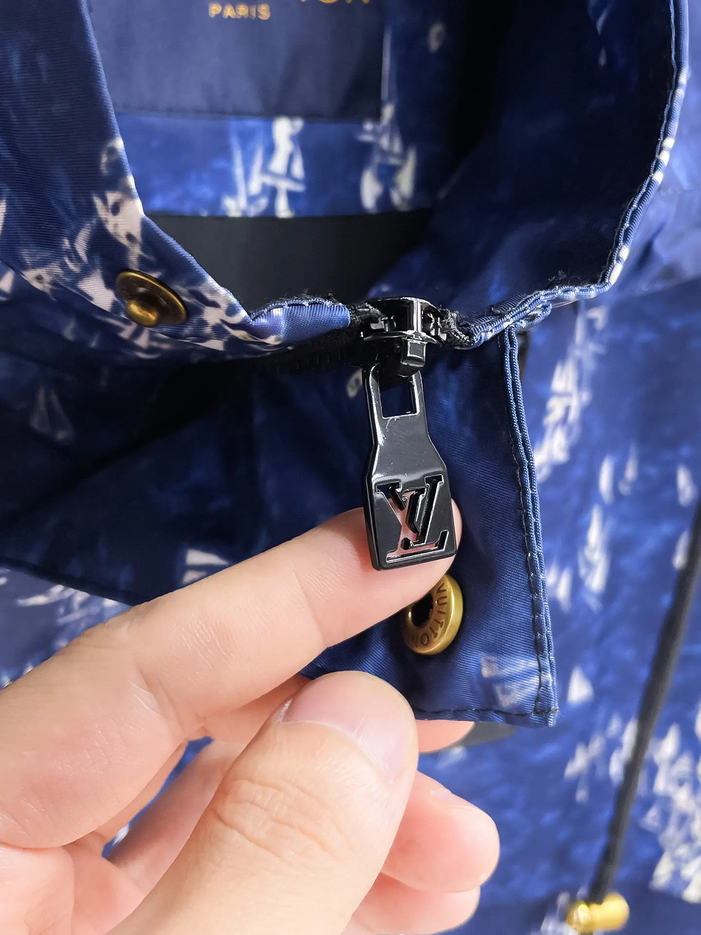 Monogram Printed Hooded Windbreaker Jacket D36014678 — view 6