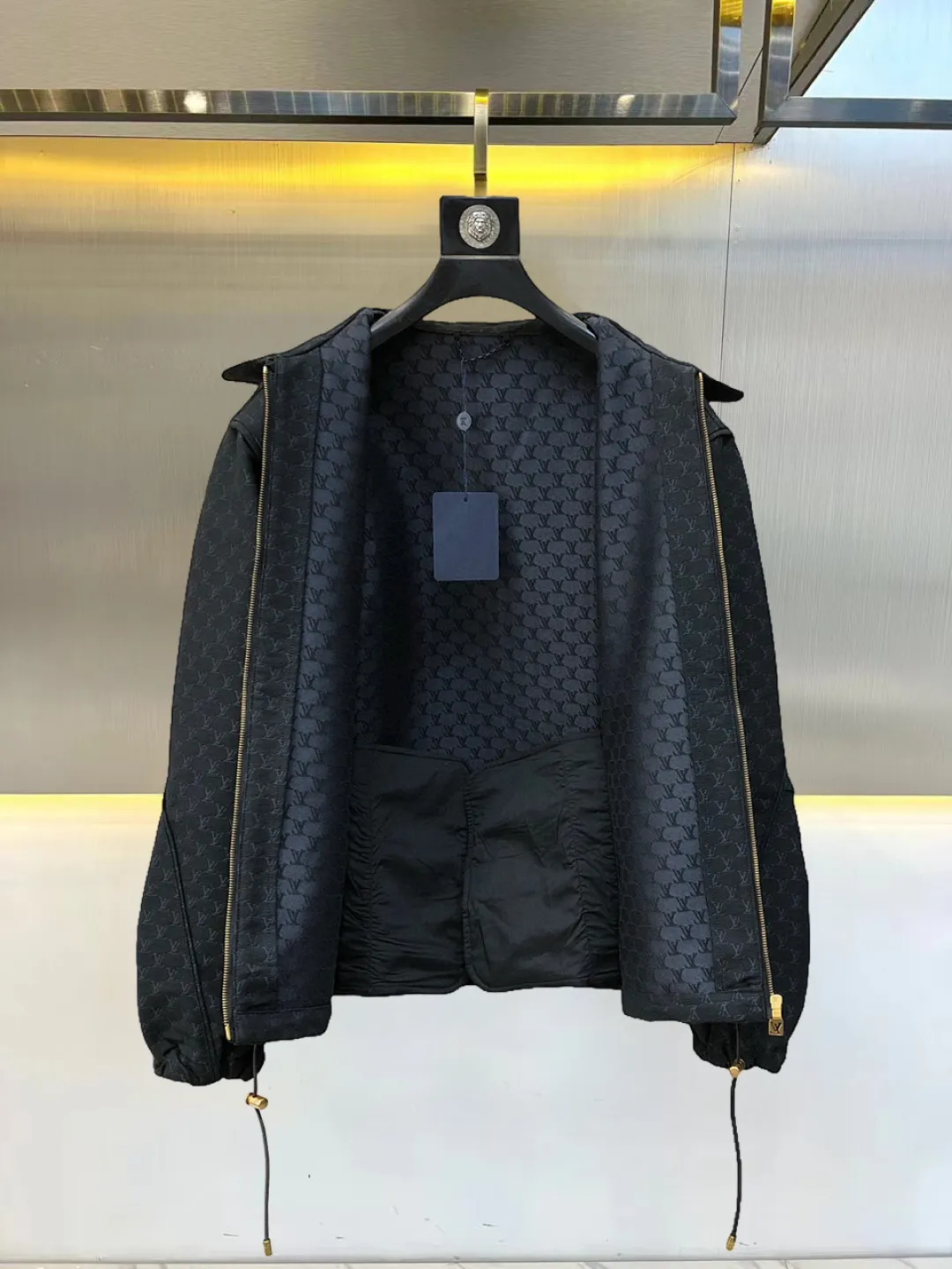Monogram Jacquard Zip-Up Blouson Jacket D36014680 — view 3