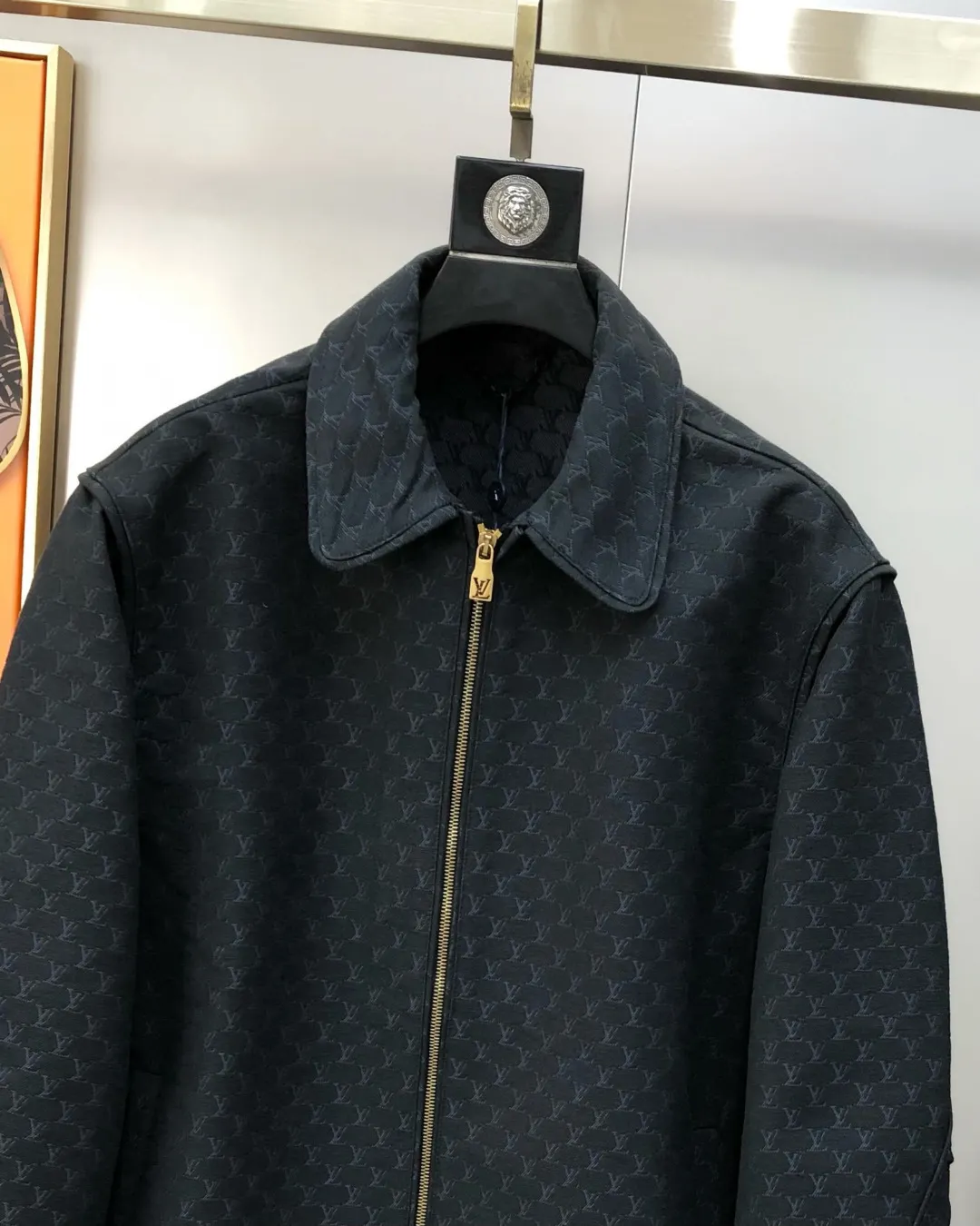 Monogram Jacquard Zip-Up Blouson Jacket D36014680 — view 4