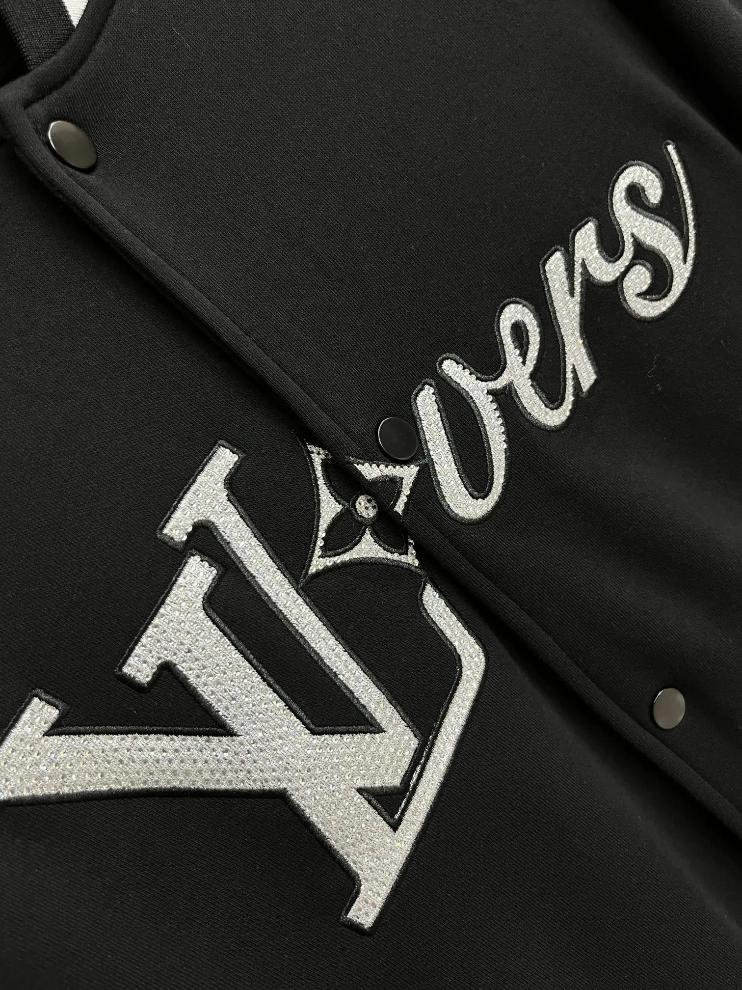 LV Lovers Logo Embroidered Bomber Jacket D36014353 — view 5