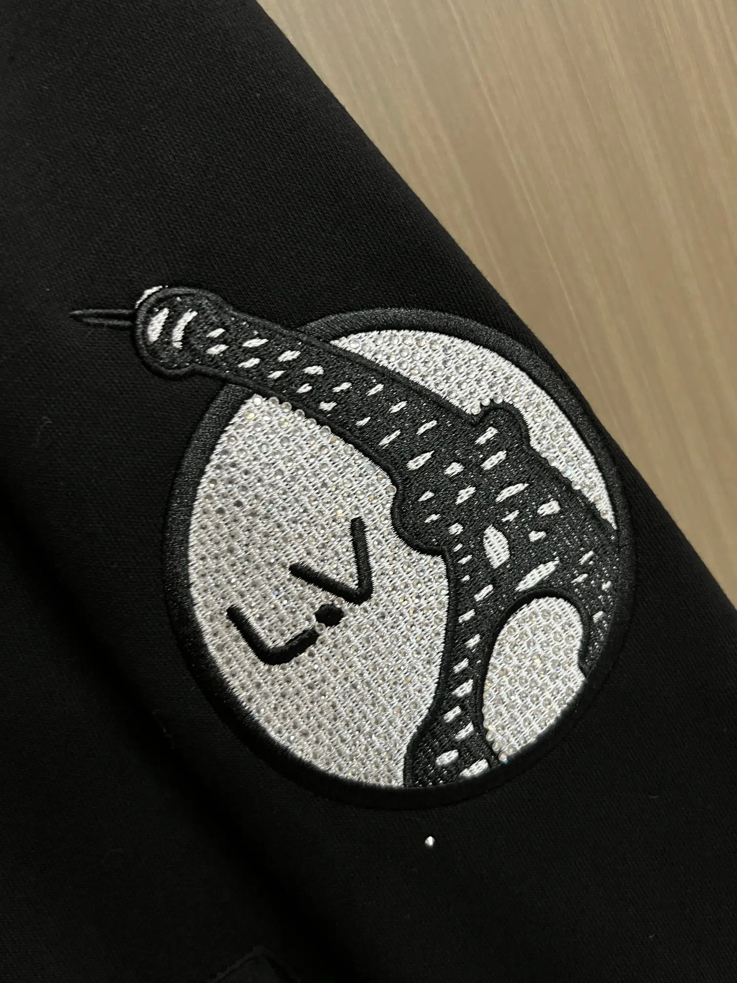 LV Lovers Logo Embroidered Bomber Jacket D36014353 — view 6