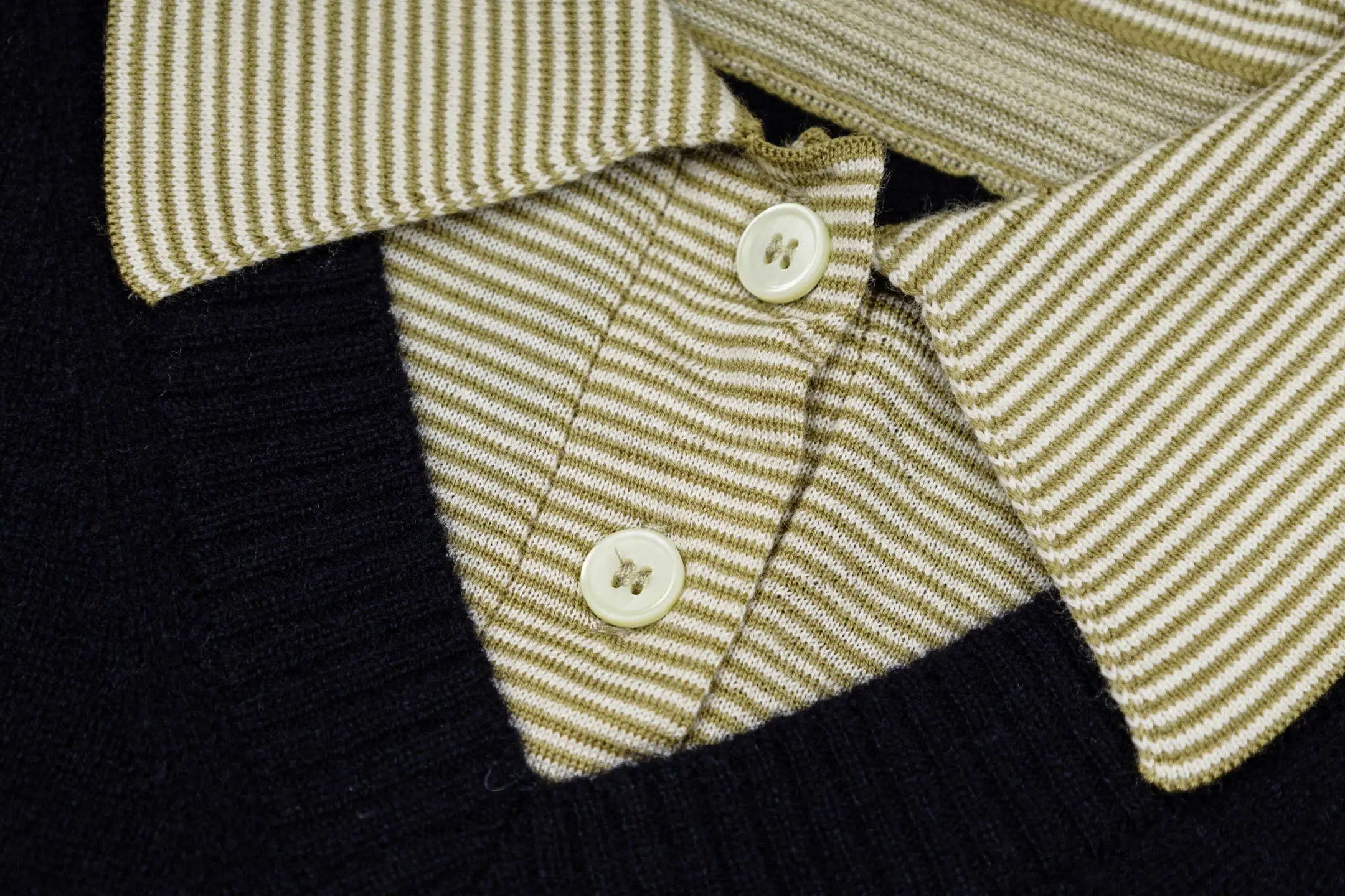 Layered-Effect Cotton and Cashmere-Blend Sweater D36021040 — view 4