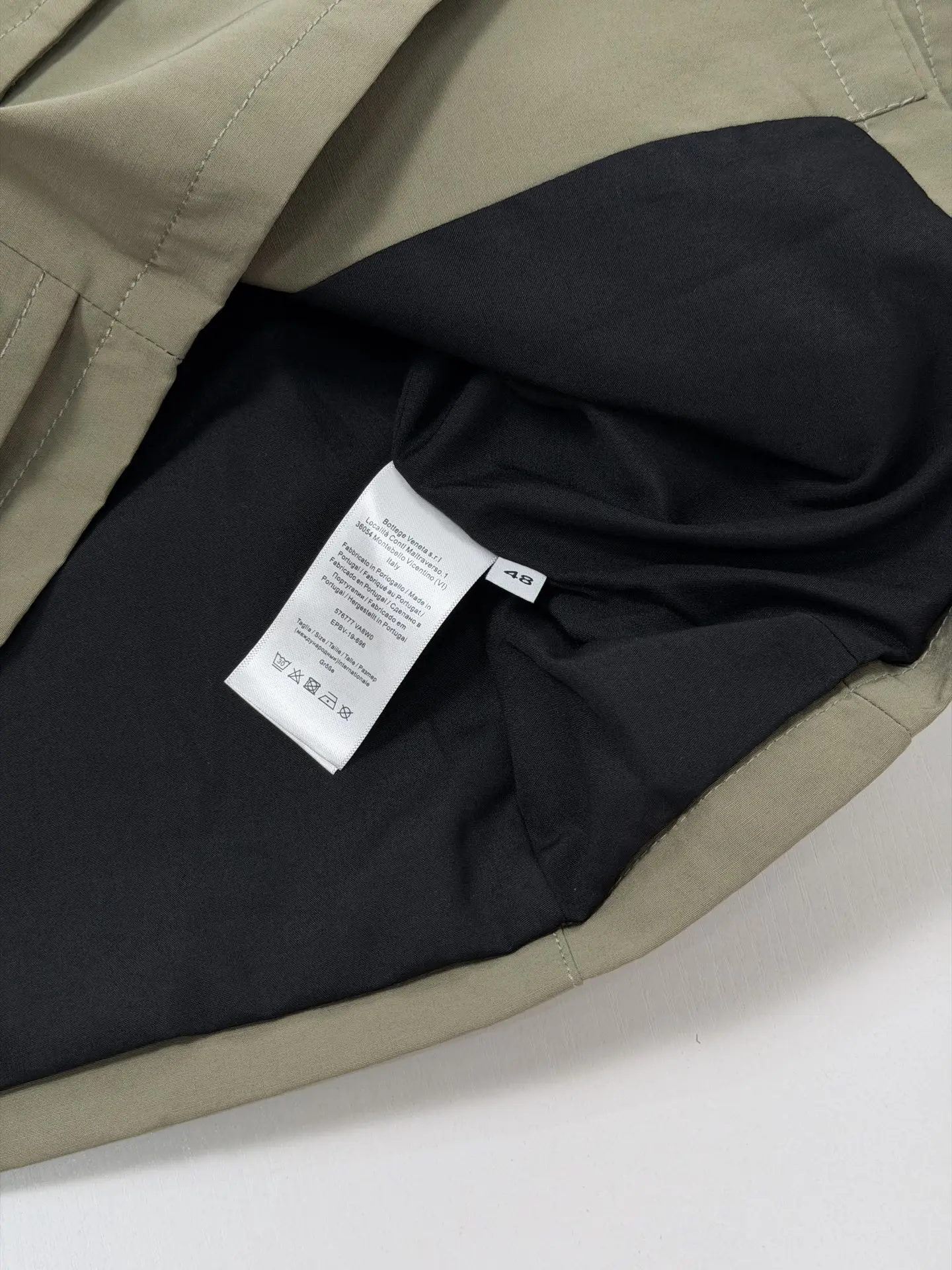 Intrecciato Leather-Trimmed Cotton-Blend Jacket D36520665 — view 13