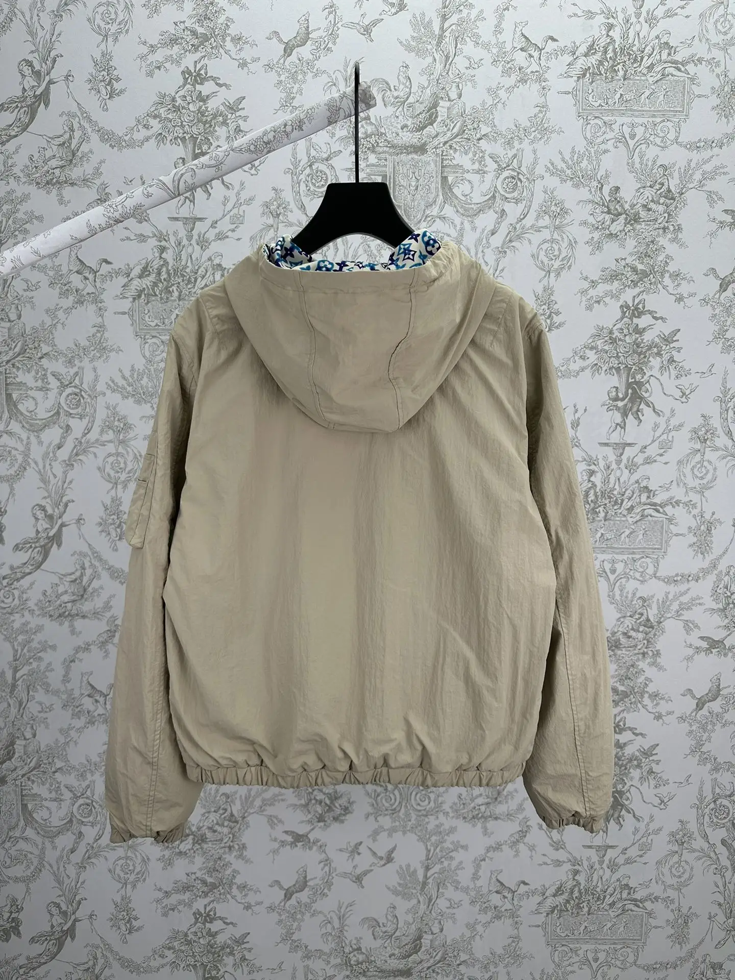 Reversible Monogram Overlap Windbreaker D37013983 — view 4