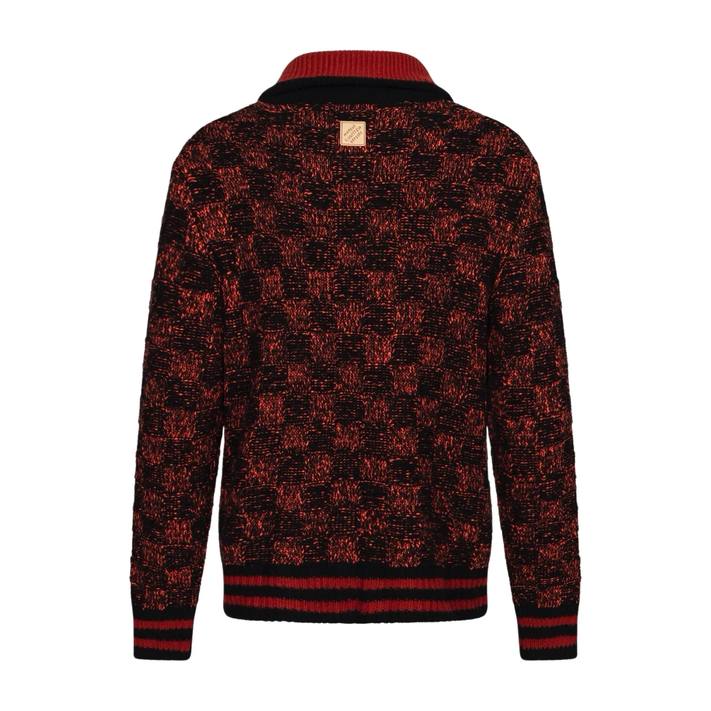 Damier Check Zip-Up Knit Jacket D37021162 — view 2