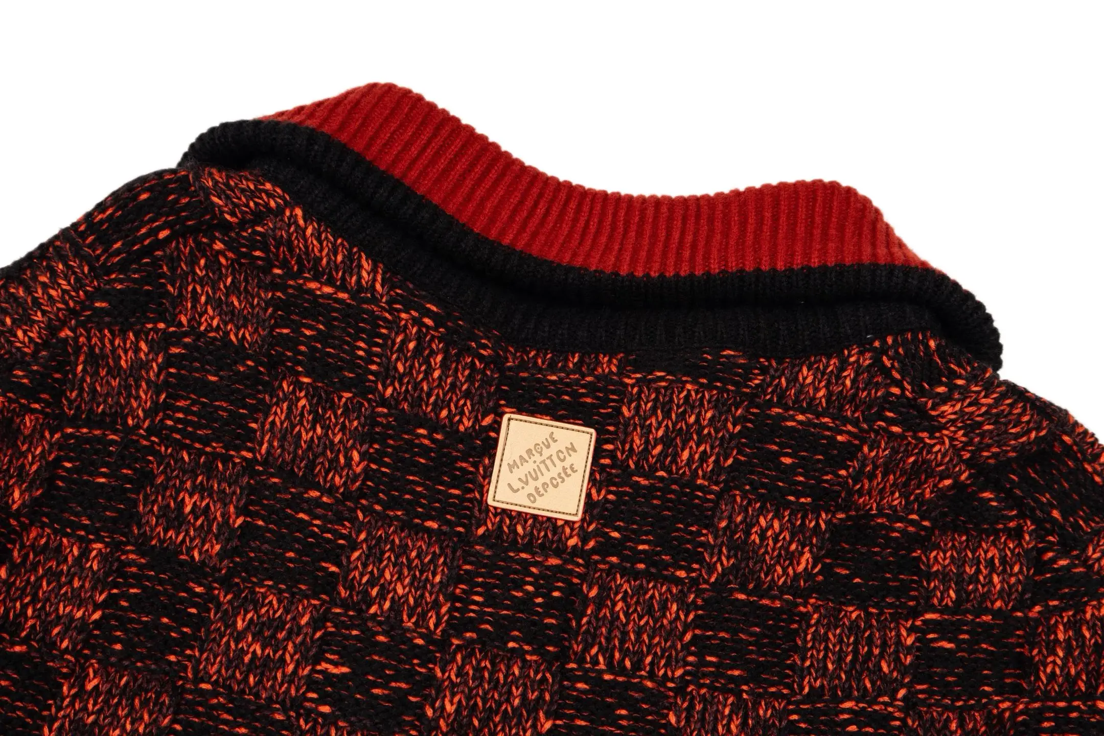 Damier Check Zip-Up Knit Jacket D37021162 — view 4
