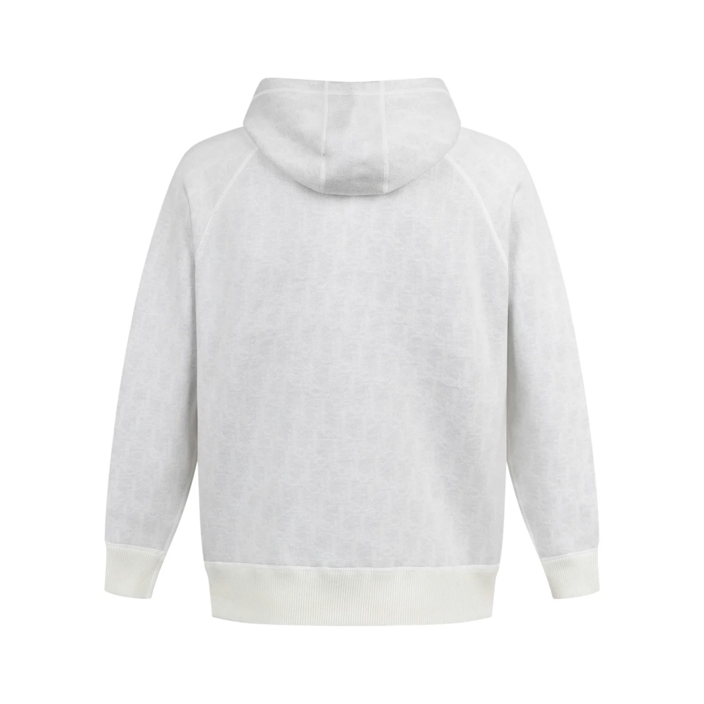 Reversible Oblique Jacquard Cashmere-Blend Hoodie D37021211 — view 2