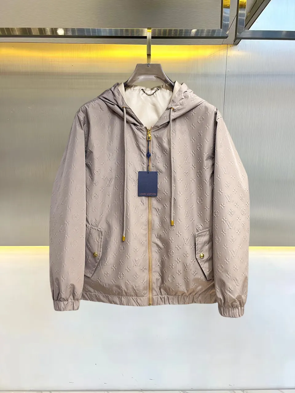 Monogram Embossed Hooded Jacket D37014662