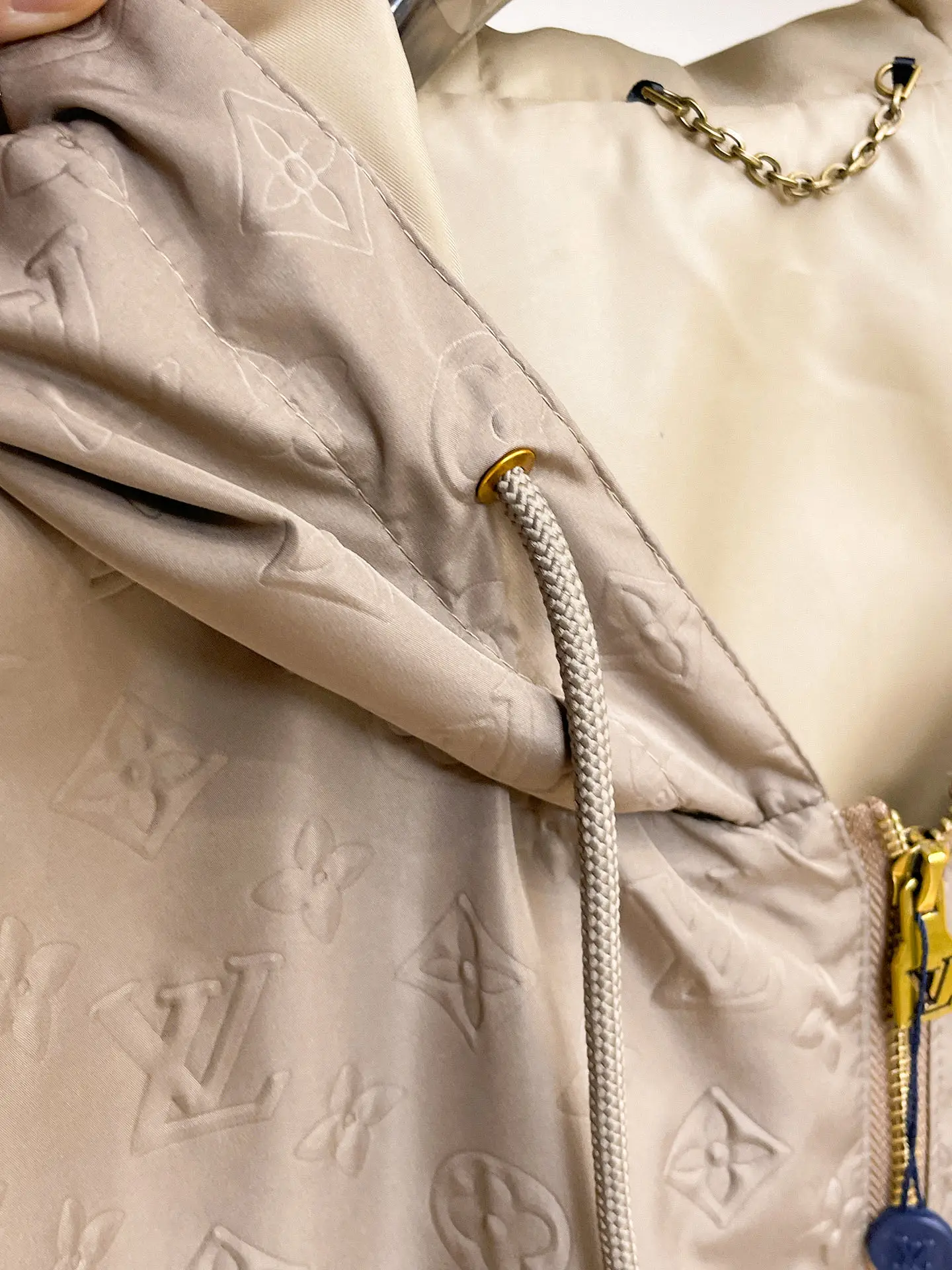 Monogram Embossed Hooded Jacket D37014662 — view 6