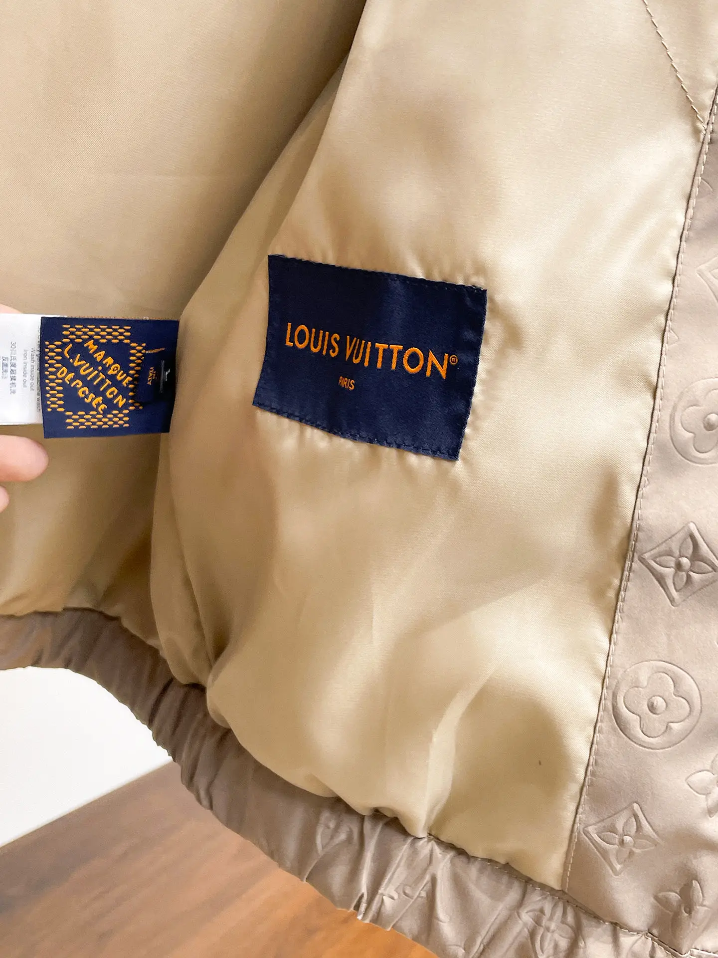 Monogram Embossed Hooded Jacket D37014662 — view 9
