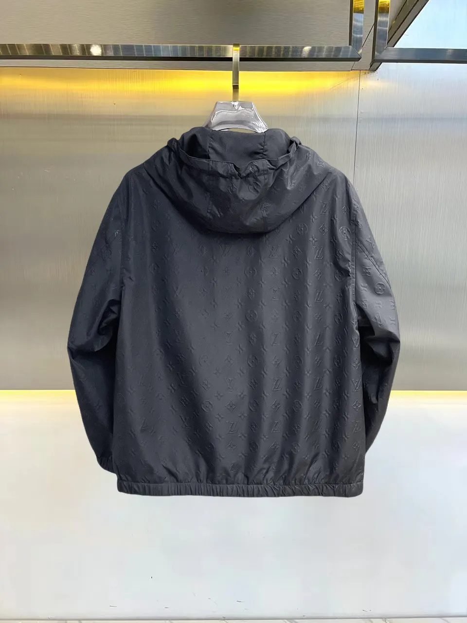 Monogram Embossed Hooded Windbreaker Jacket D37014663 — view 2