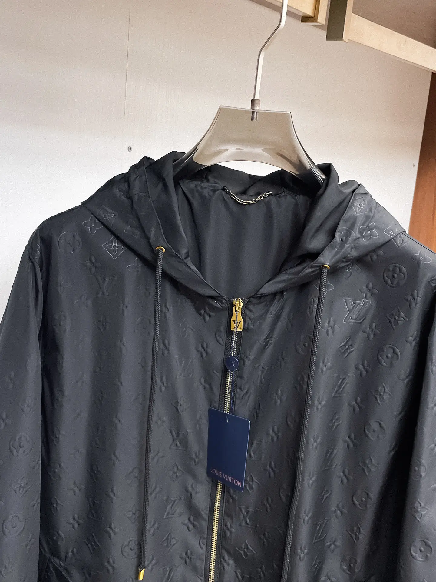 Monogram Embossed Hooded Windbreaker Jacket D37014663 — view 3