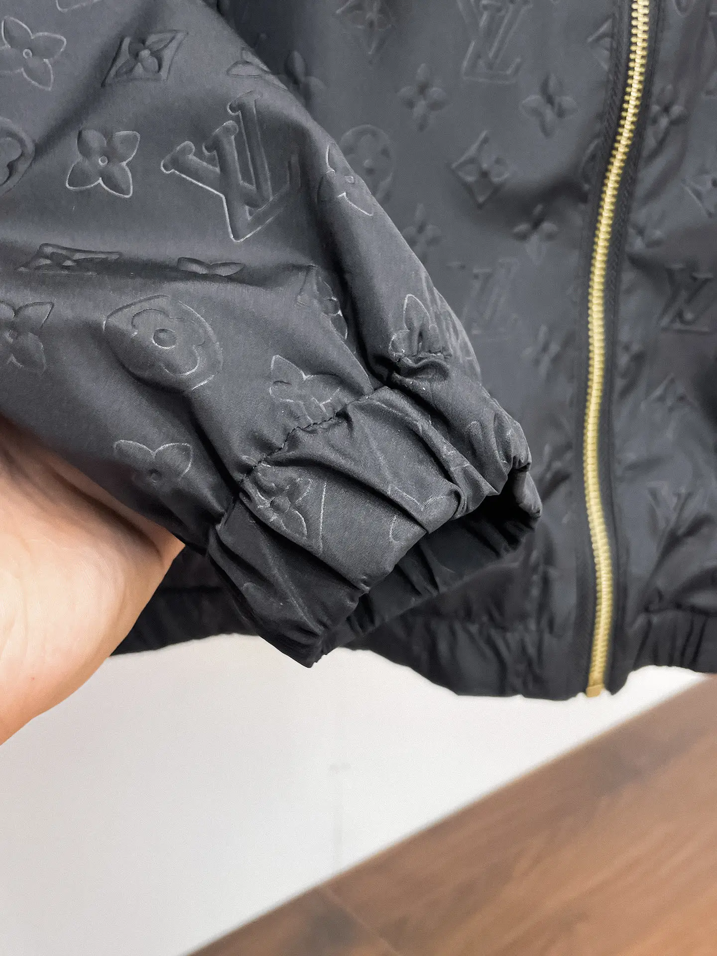 Monogram Embossed Hooded Windbreaker Jacket D37014663 — view 14