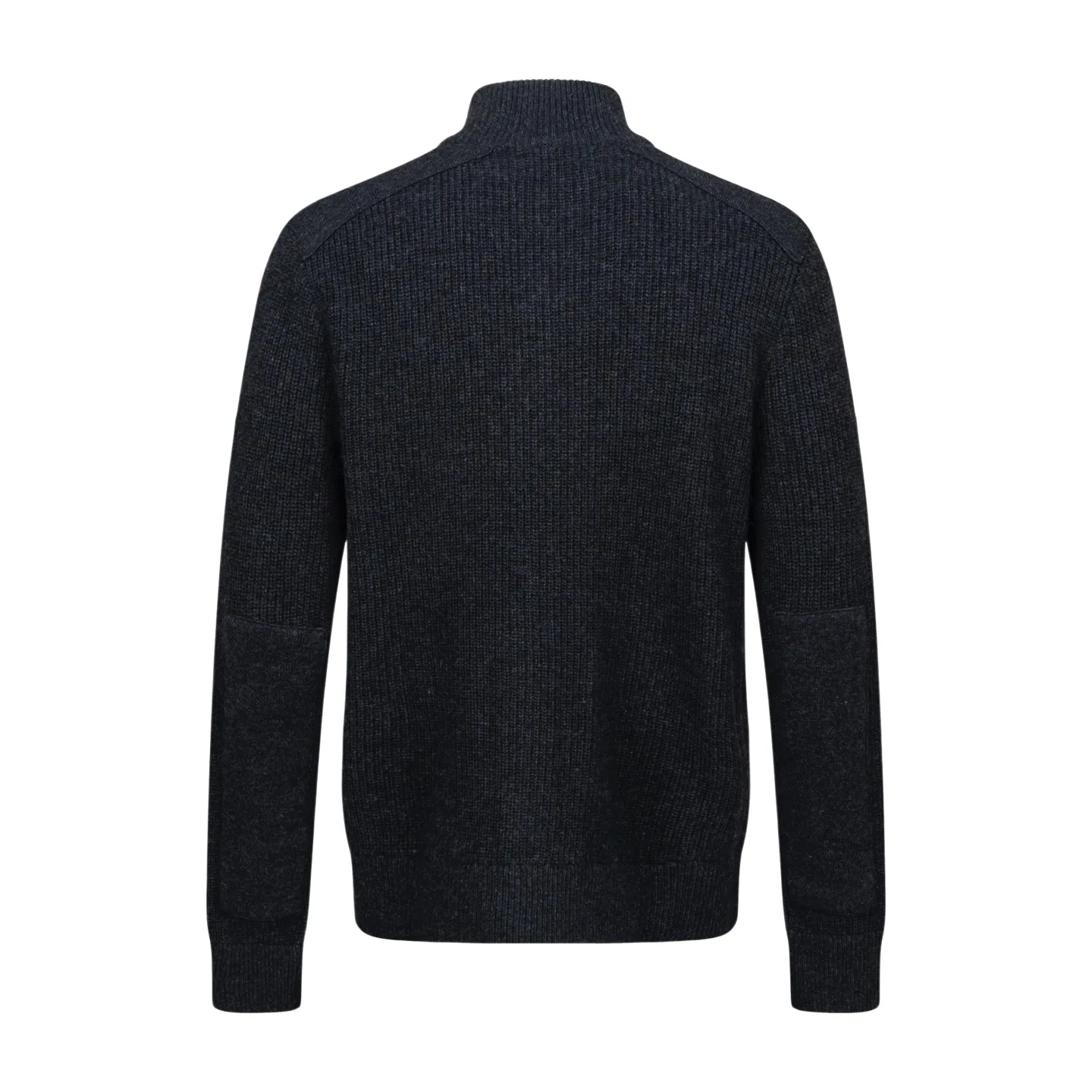 Mock-Neck Buttoned Wool-Blend Knit Jacket D37021164 — view 2
