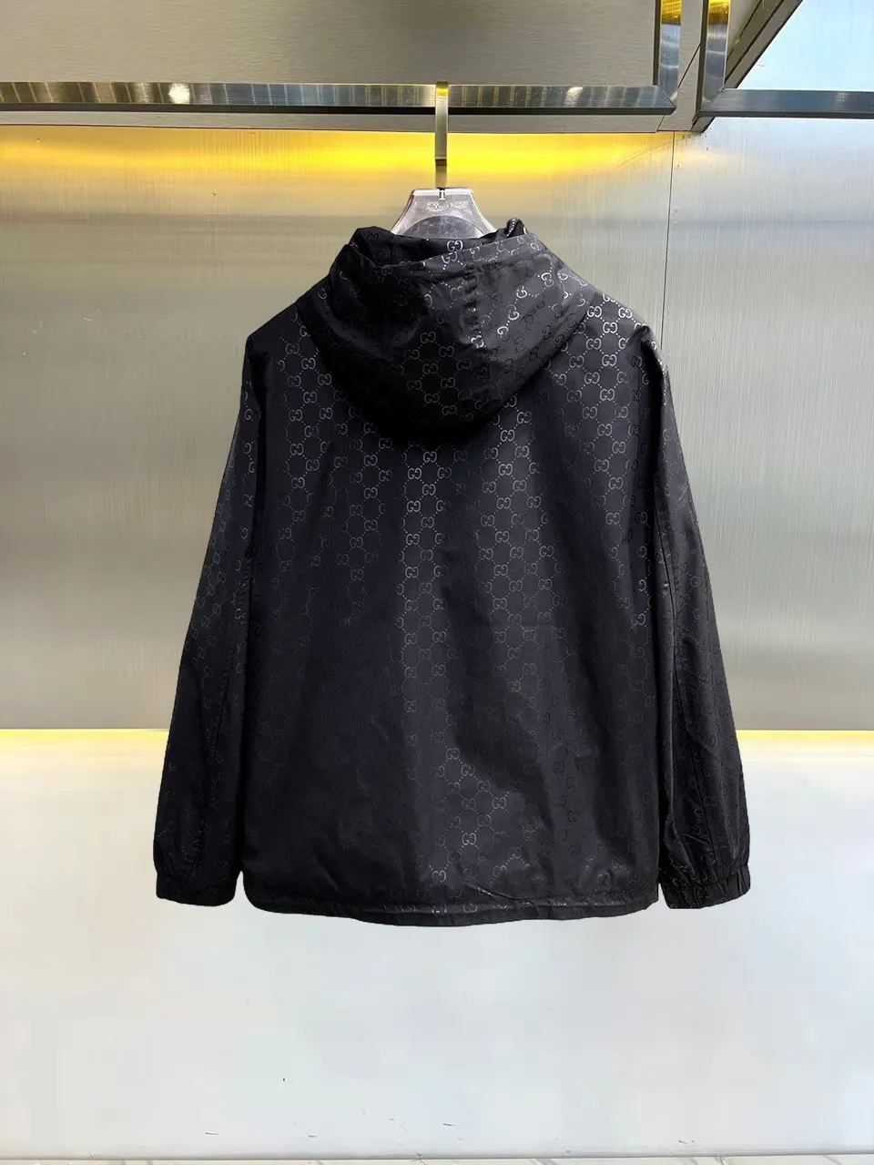 Monogram Jacquard Hooded Windbreaker Jacket D38014731 — view 2