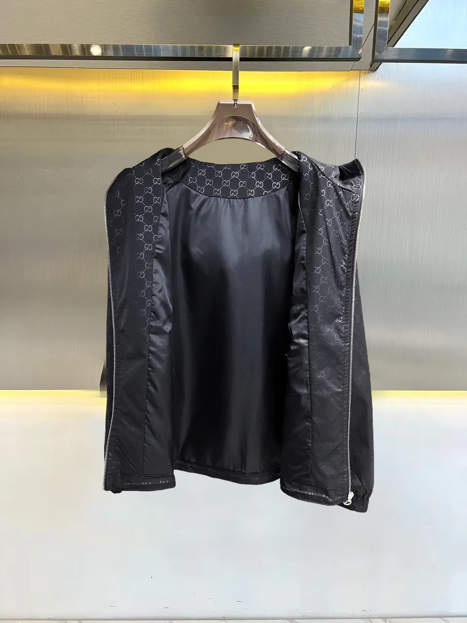 Monogram Jacquard Hooded Windbreaker Jacket D38014731 — view 3