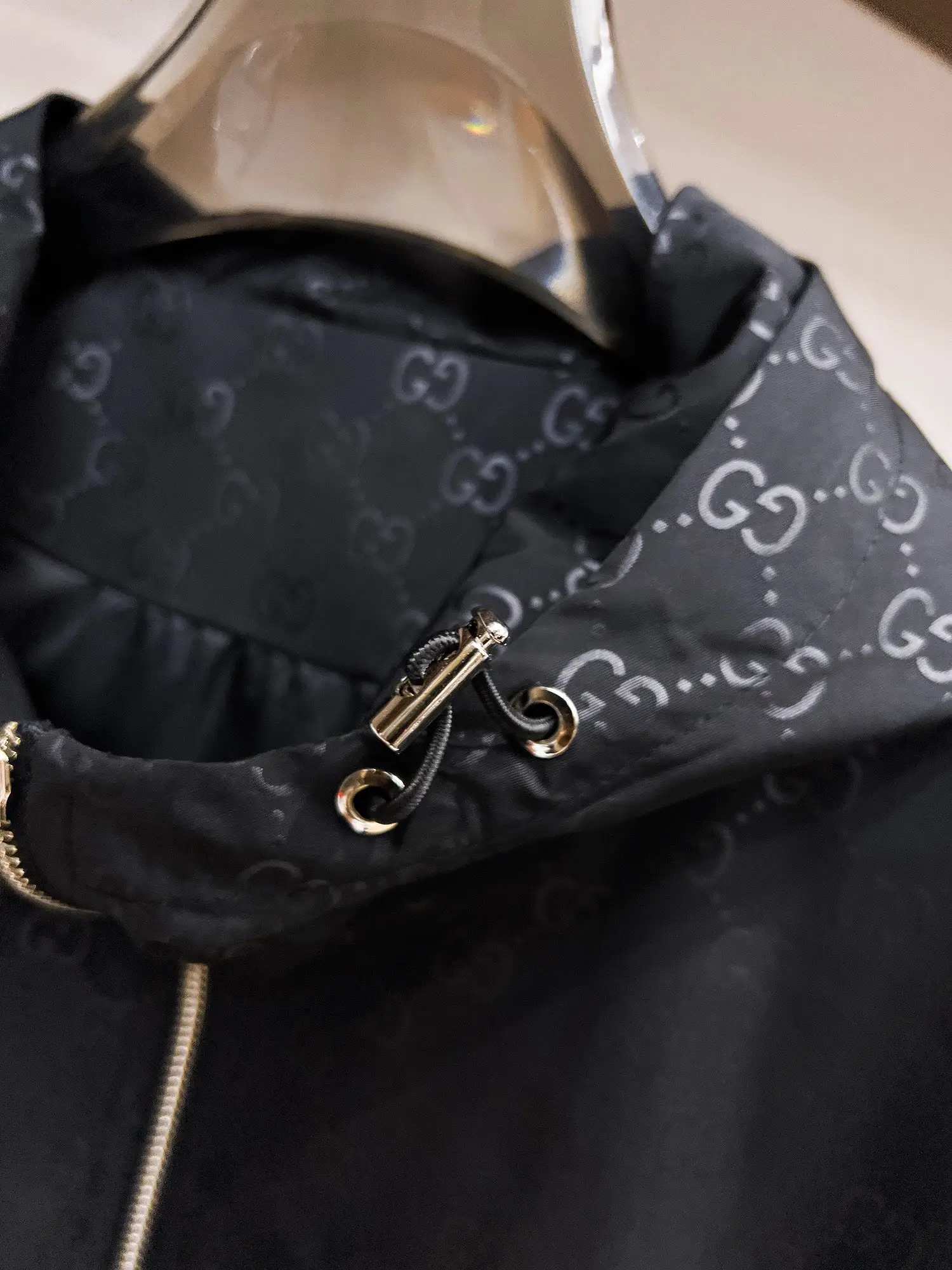 Monogram Jacquard Hooded Windbreaker Jacket D38014731 — view 6