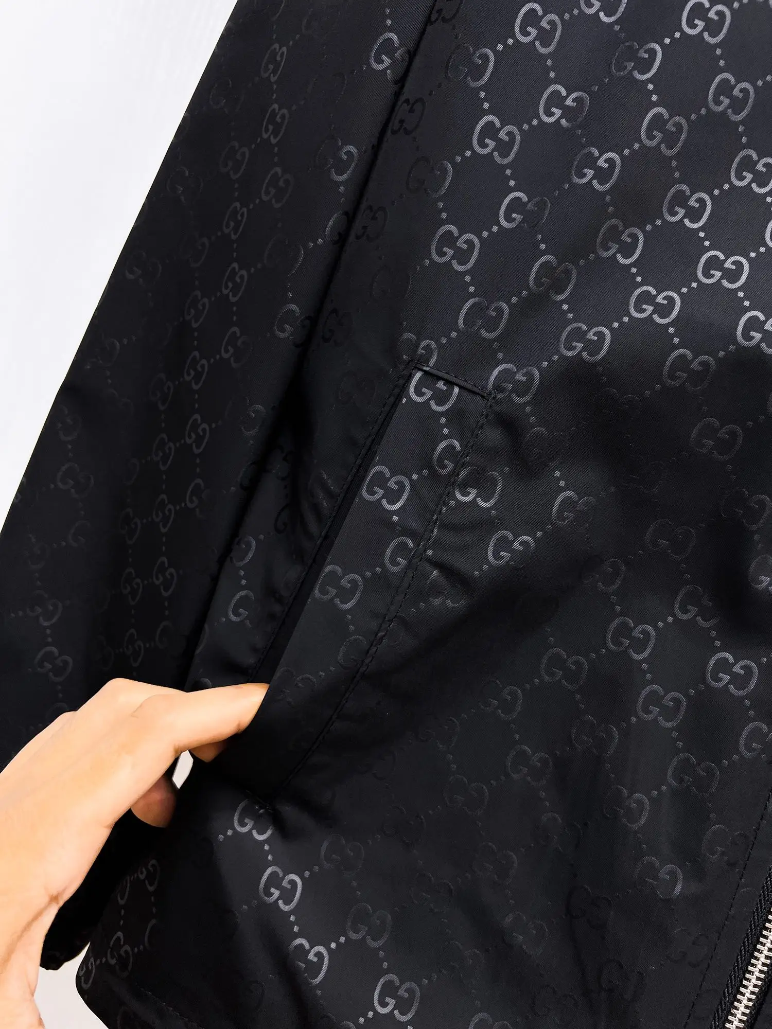 Monogram Jacquard Hooded Windbreaker Jacket D38014731 — view 8