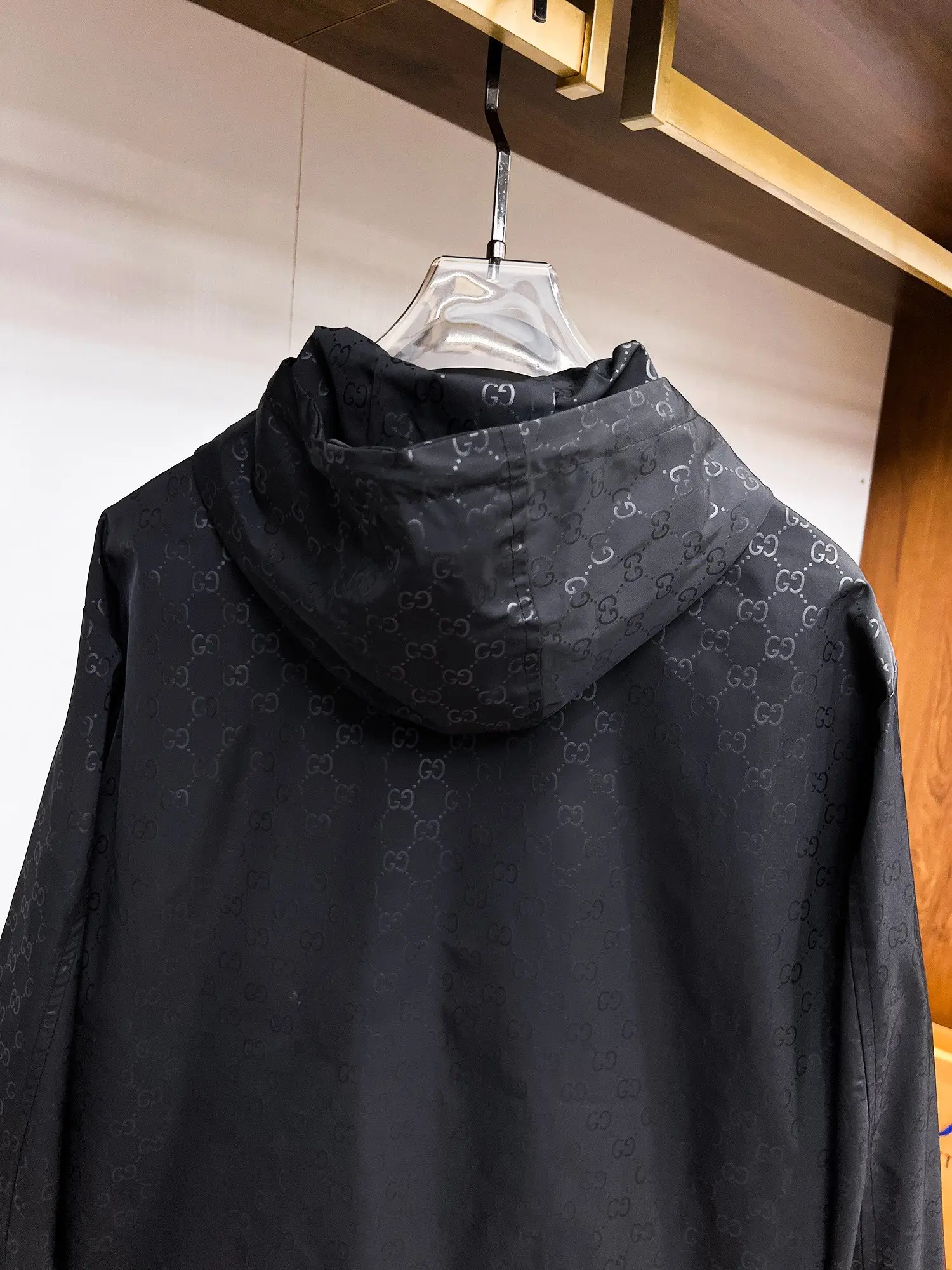 Monogram Jacquard Hooded Windbreaker Jacket D38014731 — view 10