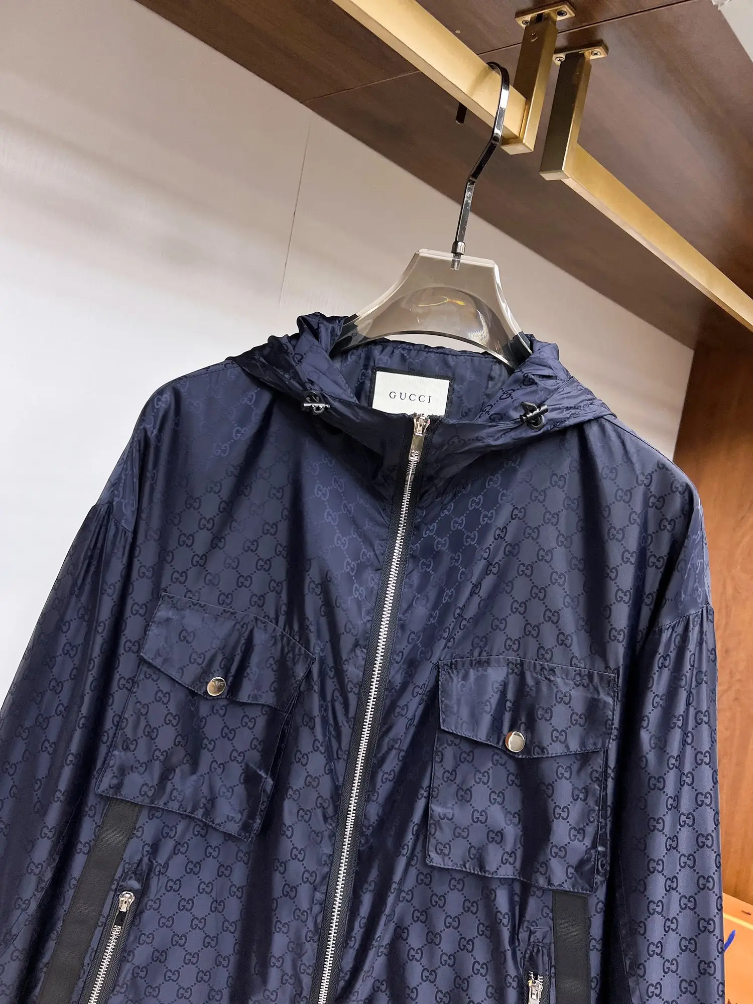 Monogram Jacquard Hooded Jacket D38014703 — view 4