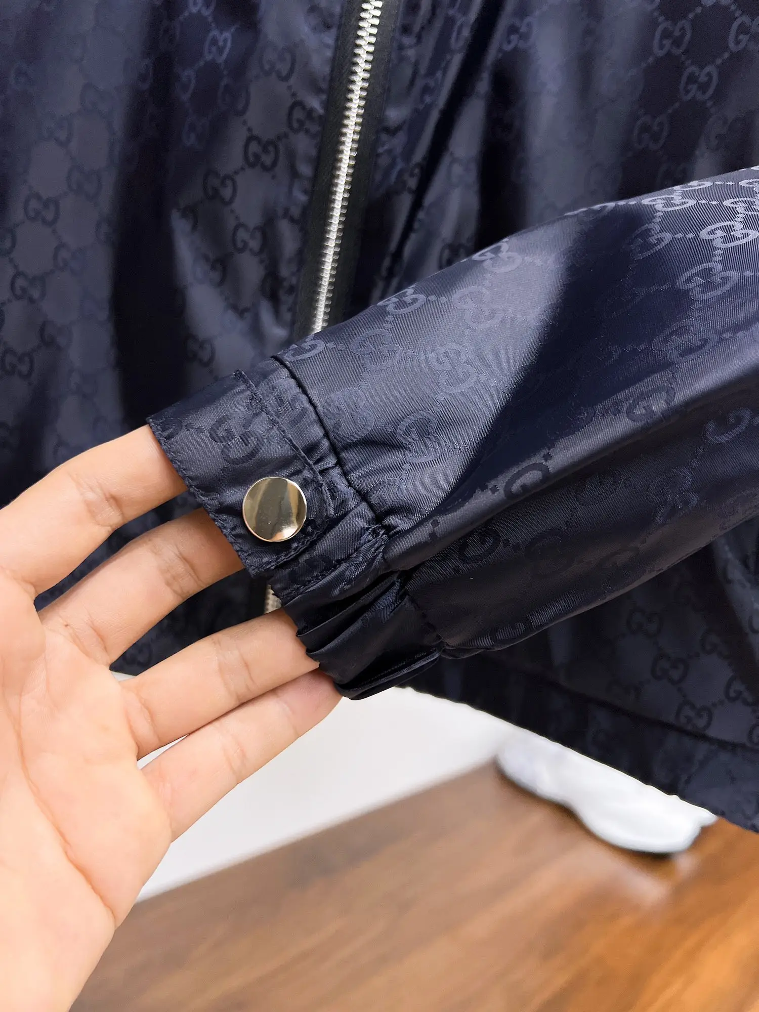 Monogram Jacquard Hooded Jacket D38014703 — view 12