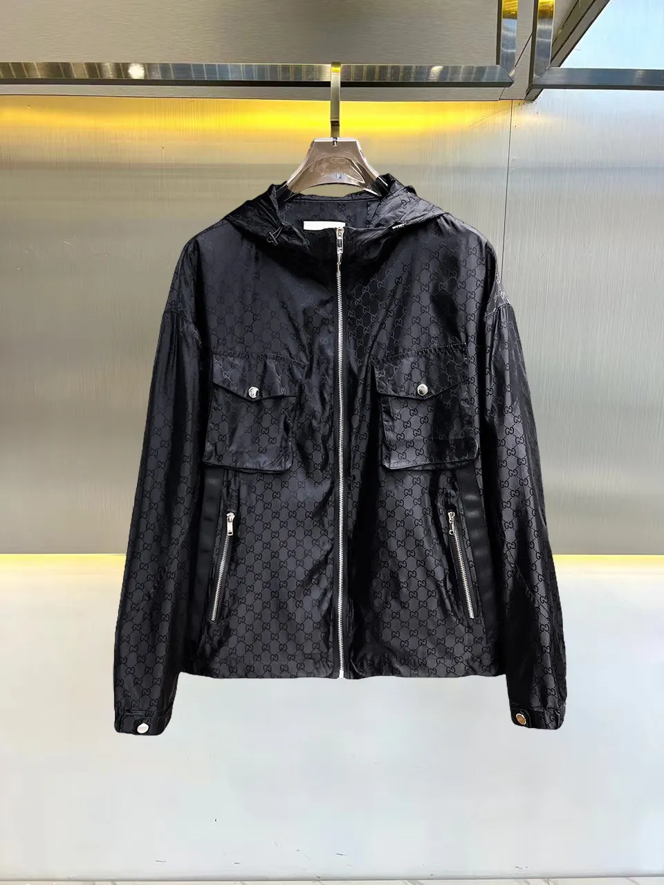 Monogram Hooded Windbreaker Jacket D38014702