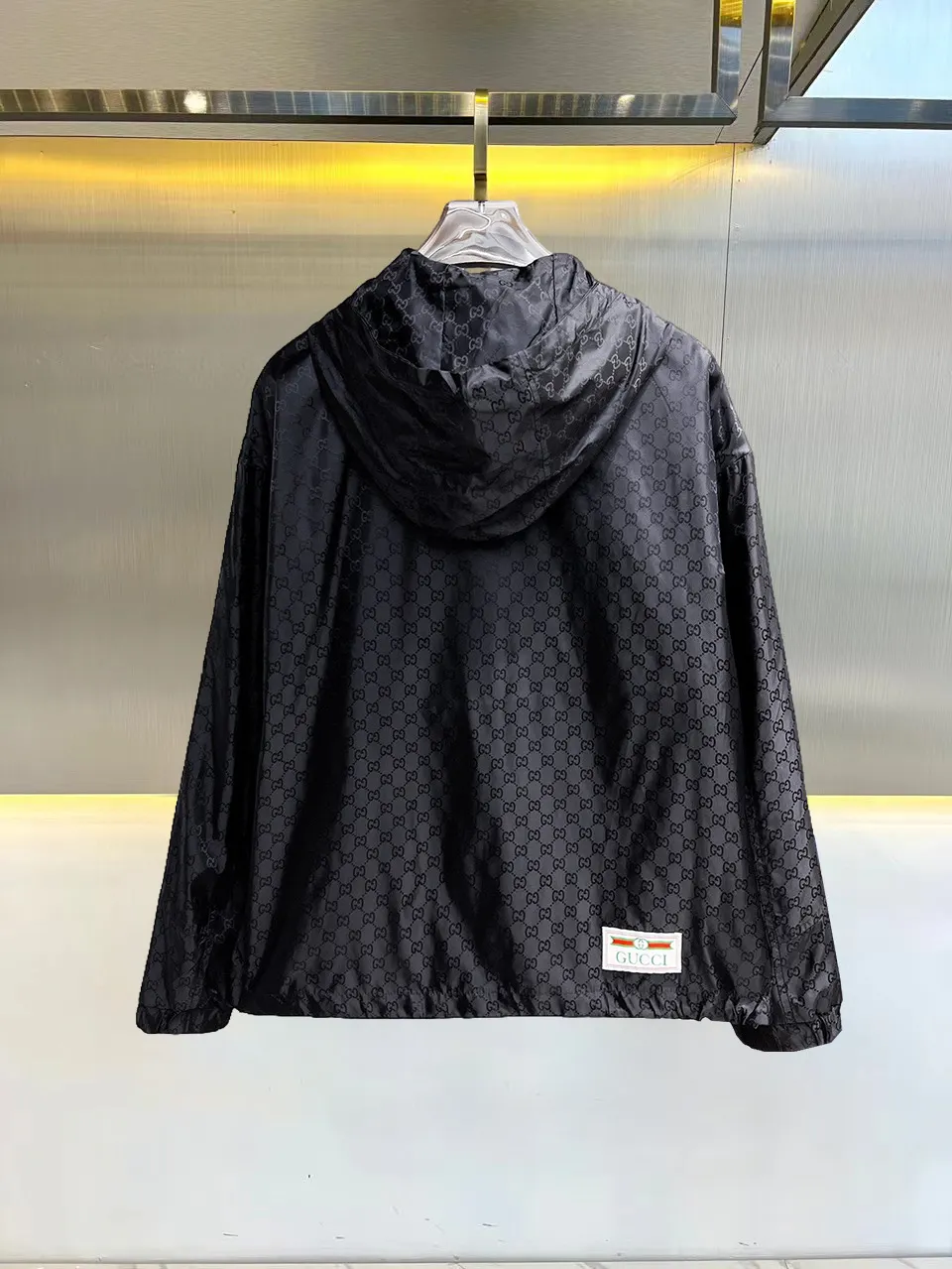 Monogram Hooded Windbreaker Jacket D38014702 — view 2