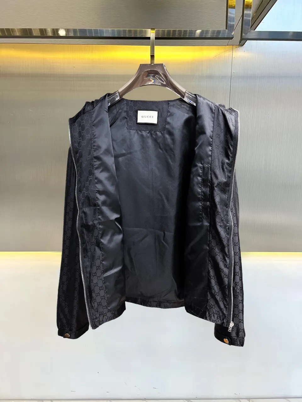 Monogram Hooded Windbreaker Jacket D38014702 — view 3