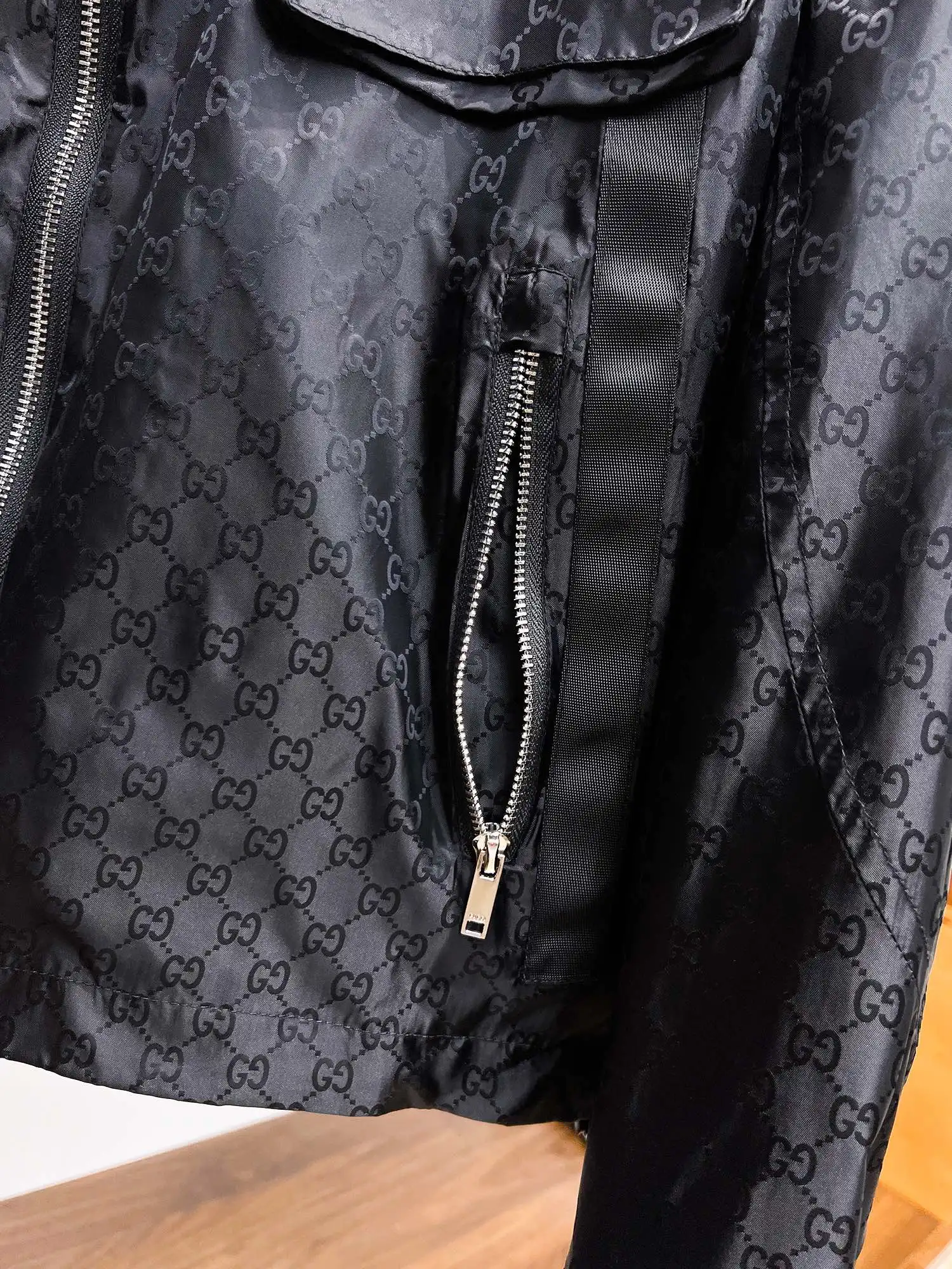 Monogram Hooded Windbreaker Jacket D38014702 — view 11