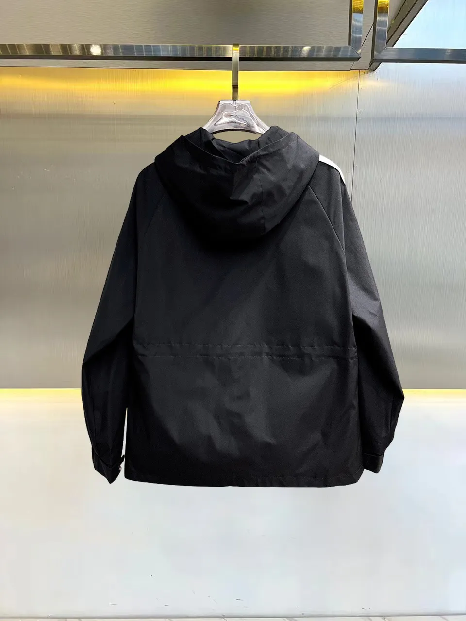 Web-Stripe Hooded Shell Jacket D38014719 — view 2